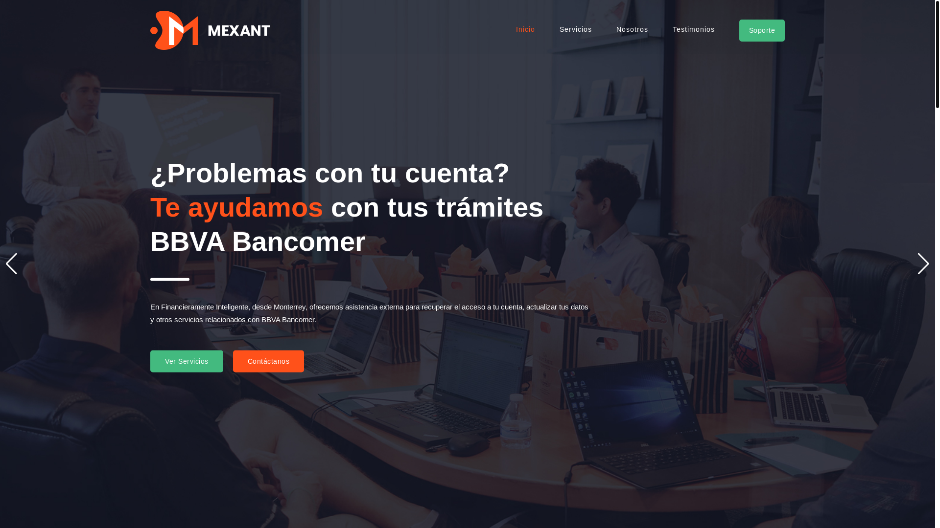 website screenshot of https://financieramenteinteligente.top/