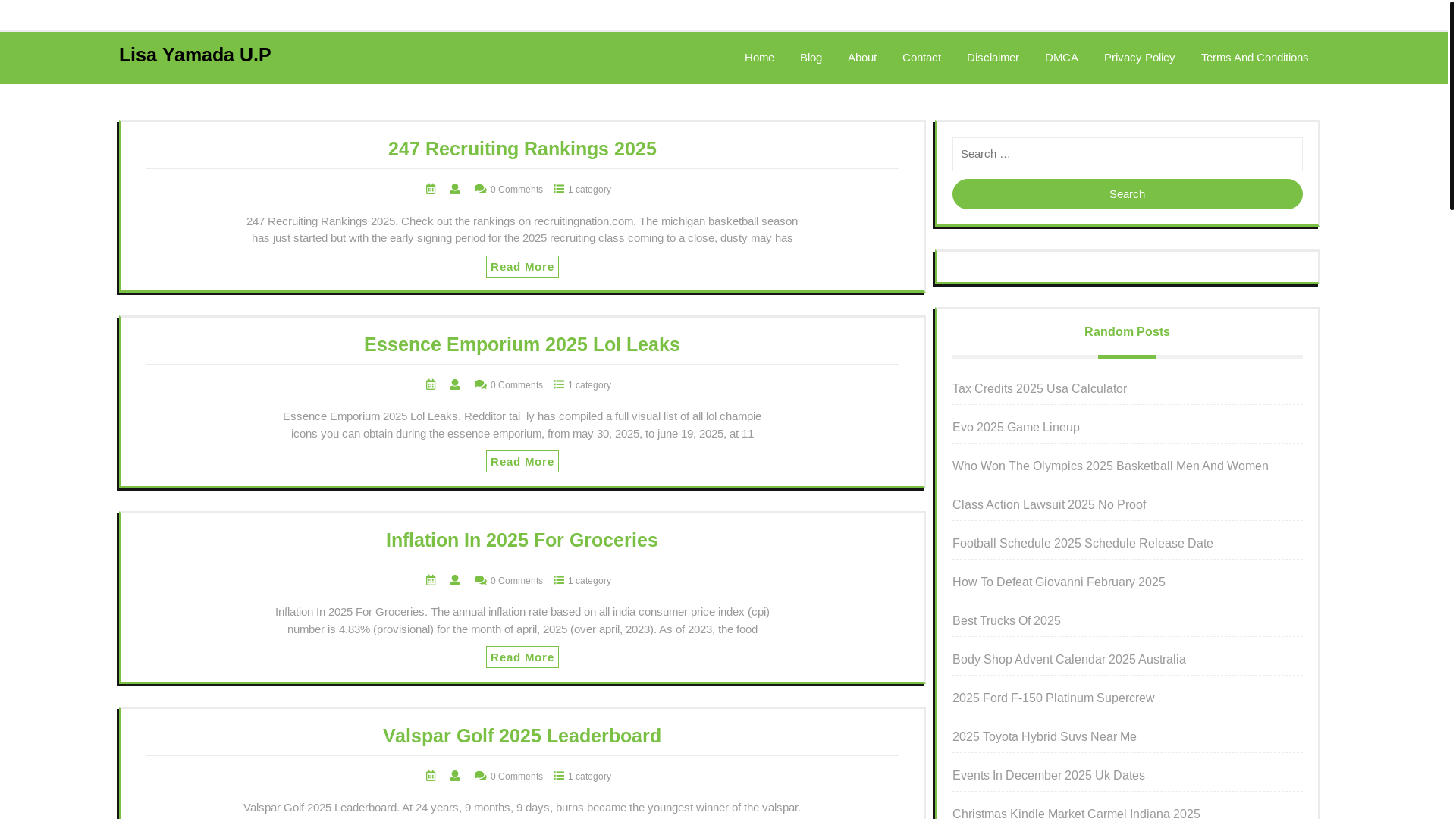 website screenshot of https://lisayamadaup.pages.dev/