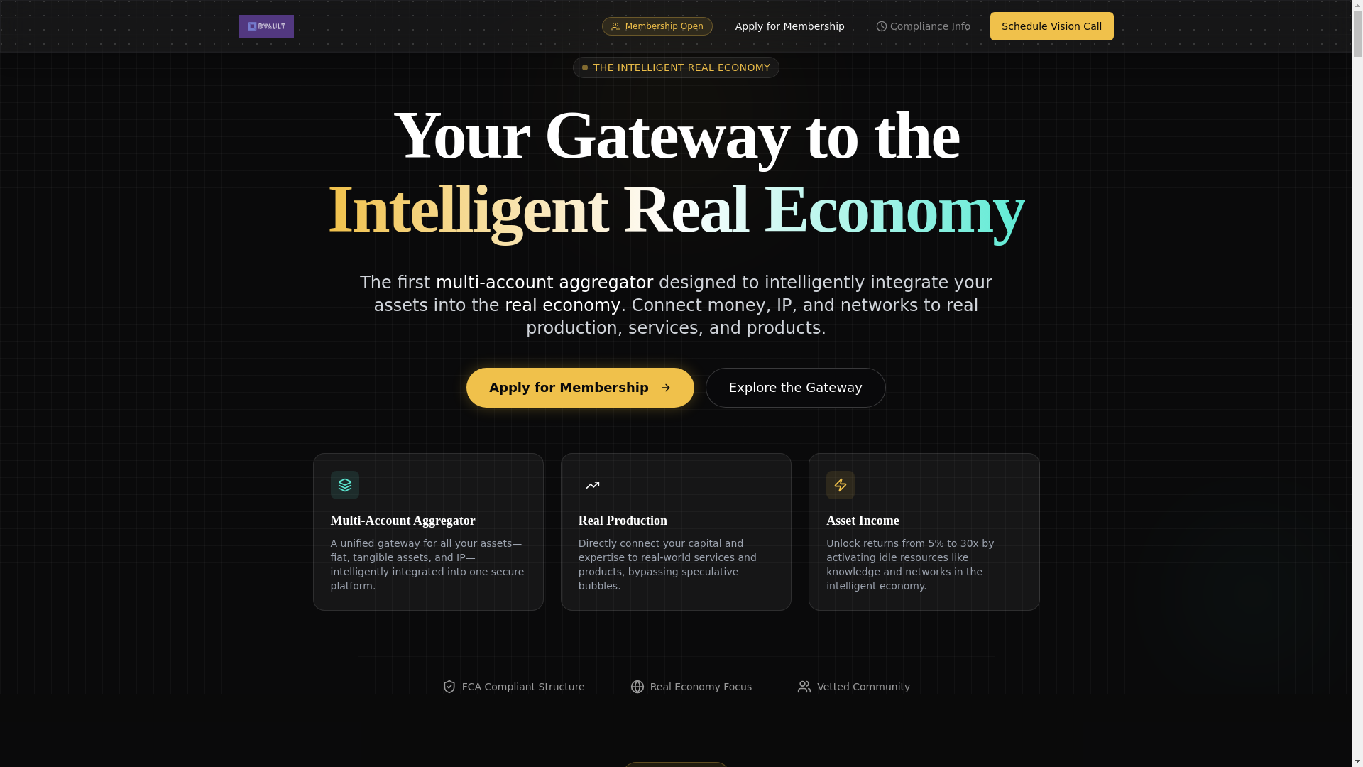 website screenshot of https://dvault-frontend-updated-dec-final.pages.dev/