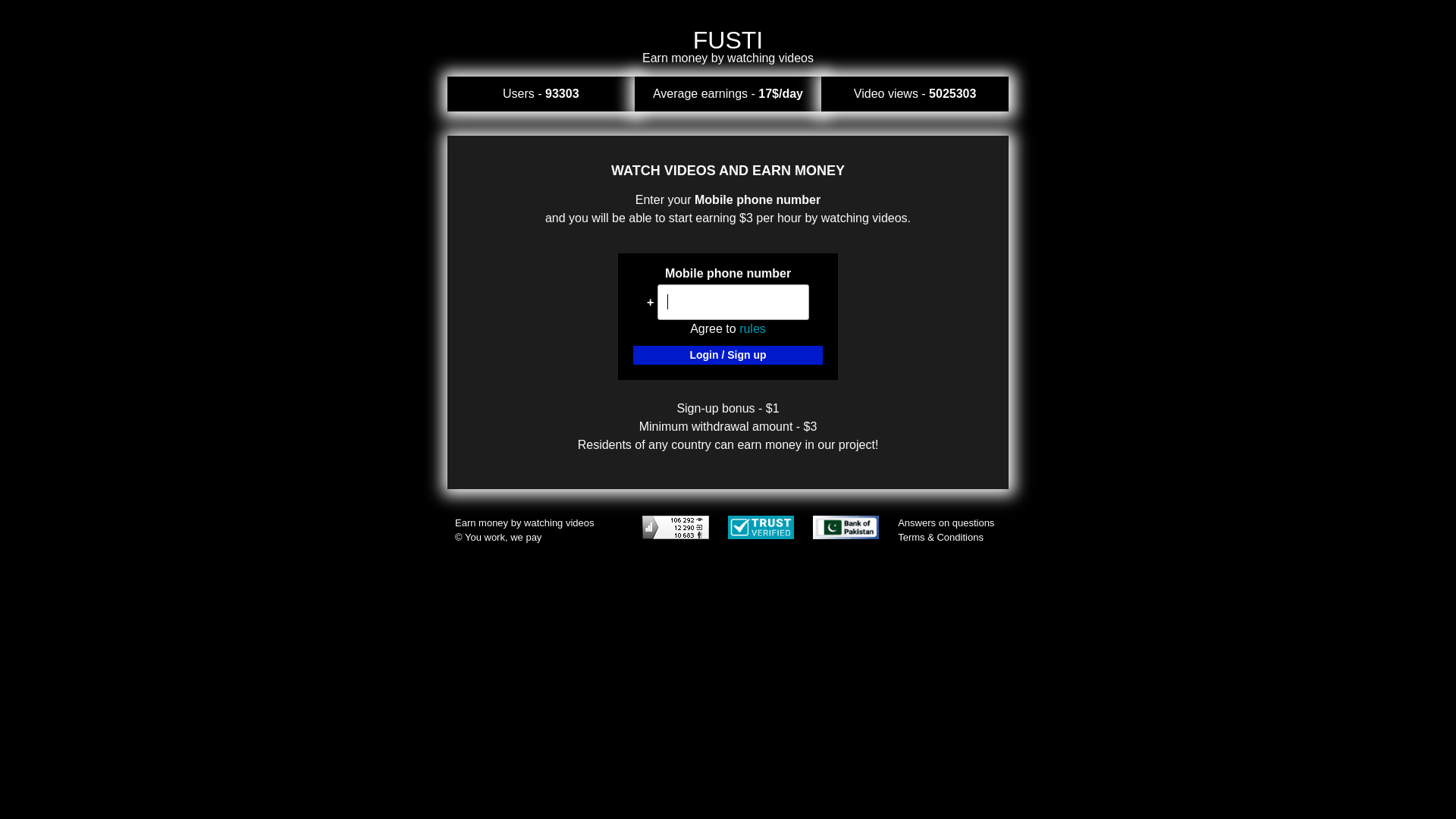 website screenshot of https://fusti.pro/?inv=2368200