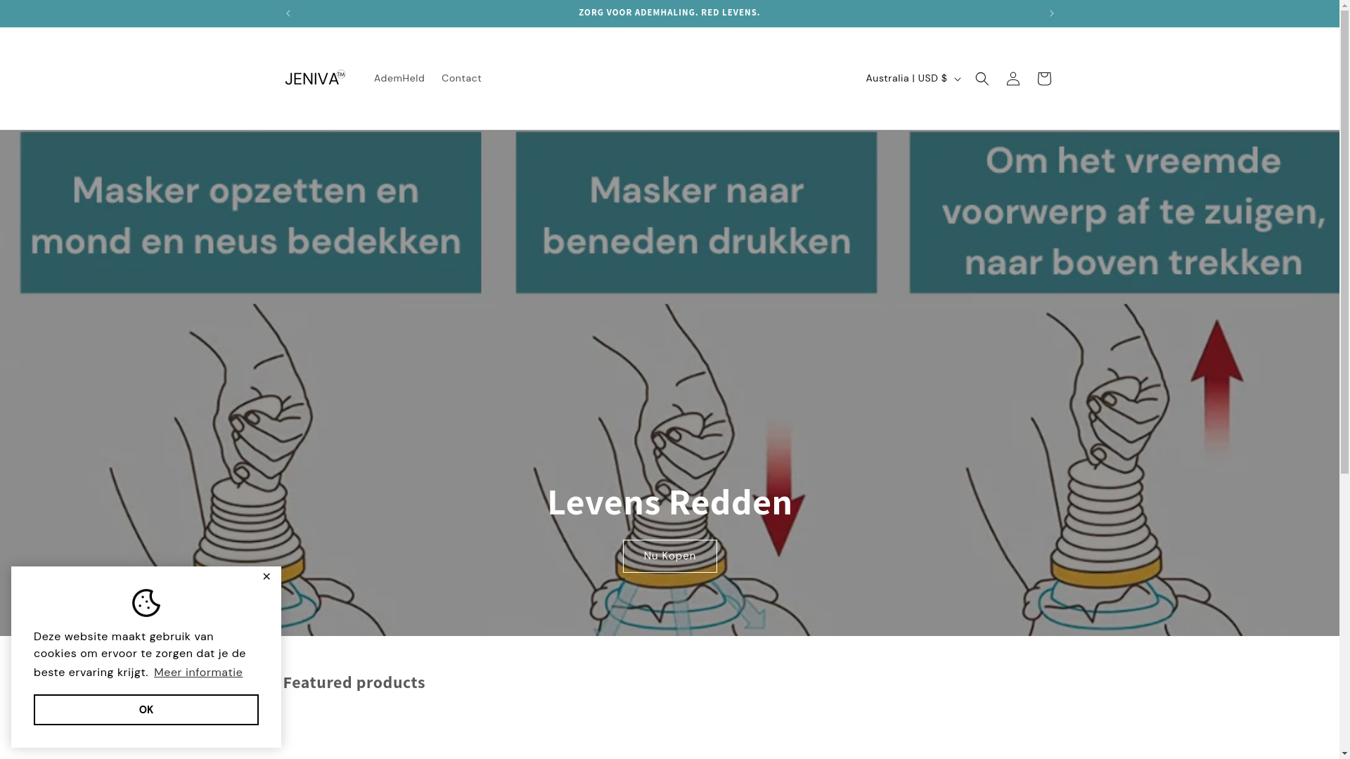 website screenshot of https://tryjeniva.com/