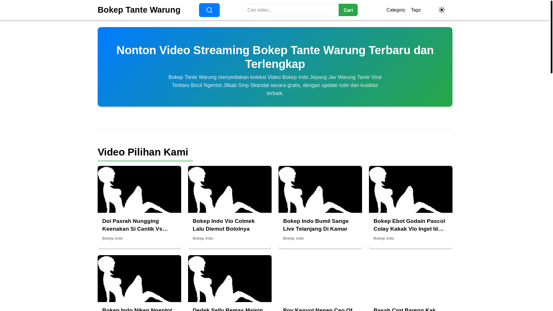 website screenshot of https://bokeptantewarung.pages.dev/