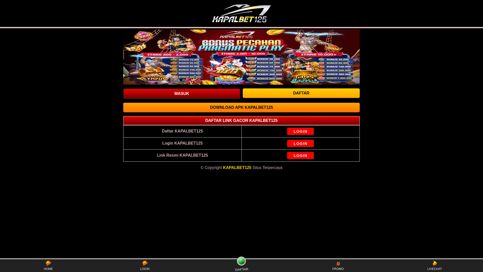 website screenshot of https://kapalbet125amp-dm2.pages.dev/