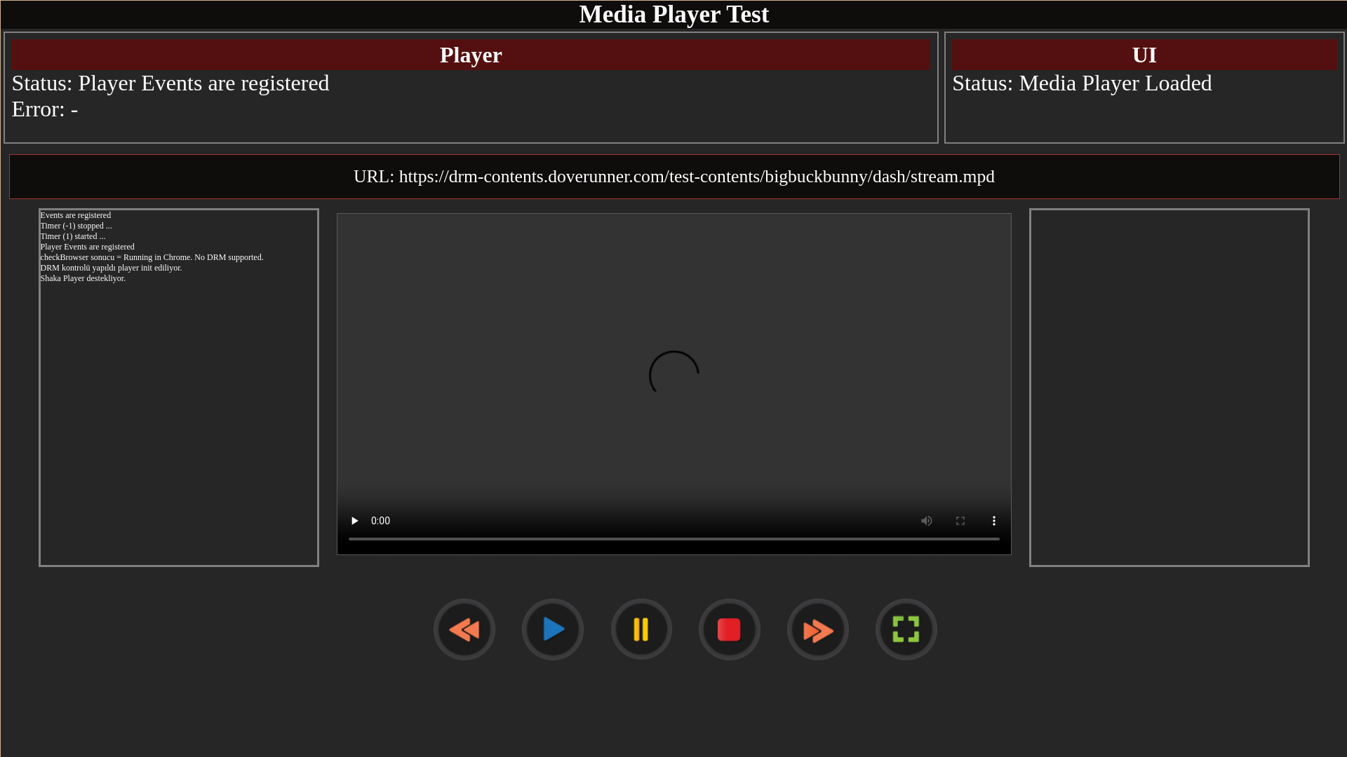 website screenshot of https://smart-tv-player-test.pages.dev/