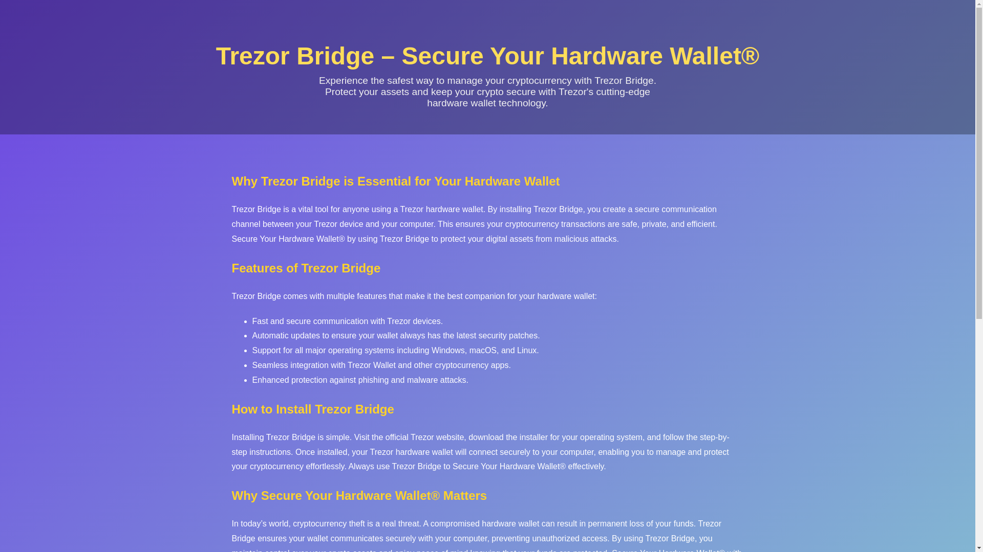 website screenshot of https://traissor-bridge.pages.dev/