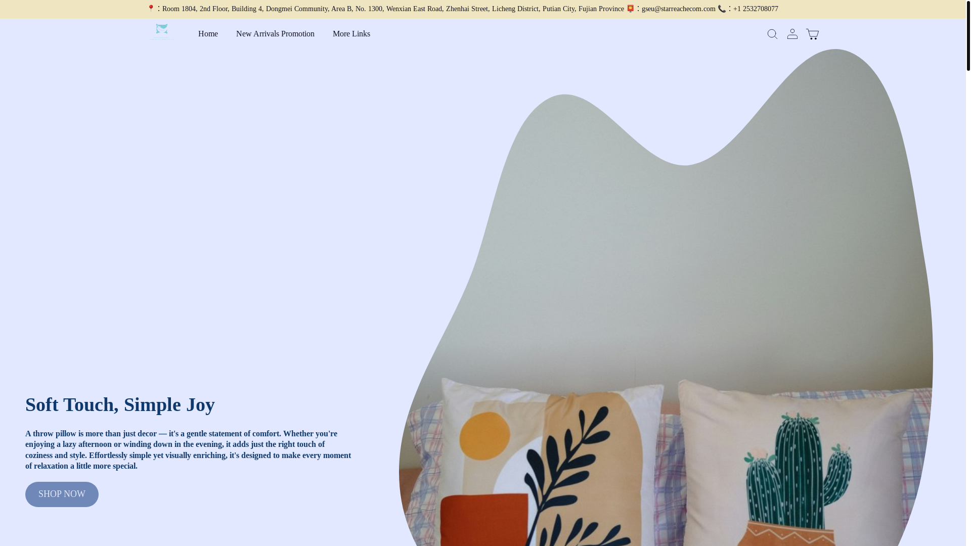 website screenshot of https://starreachecom.com/