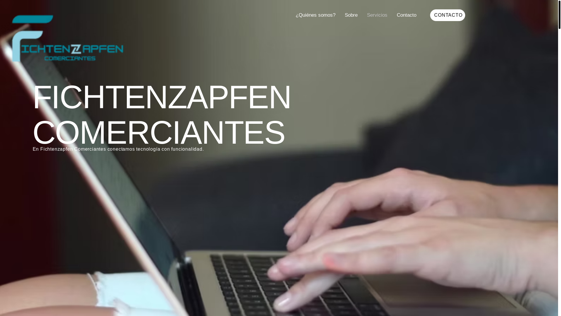 website screenshot of https://fichtenzapfen.com/