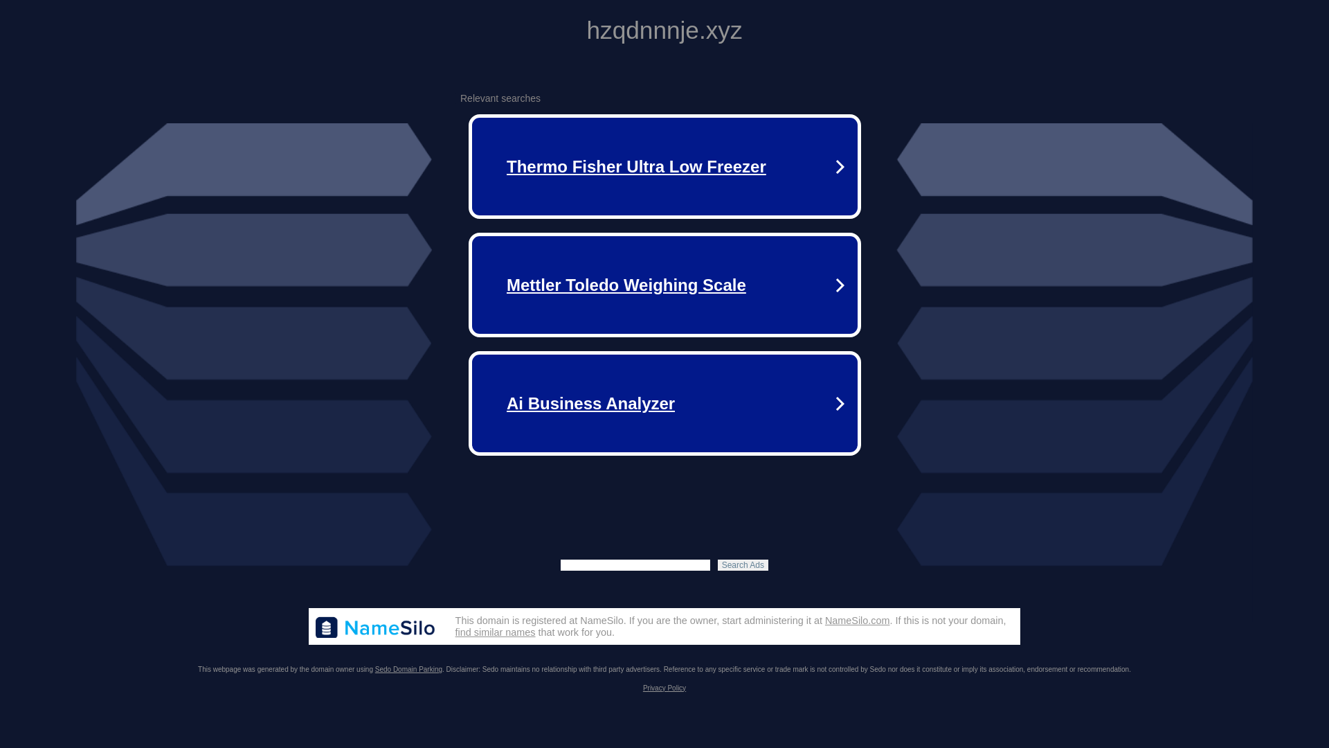 website screenshot of https://hzqdnnnje.xyz/