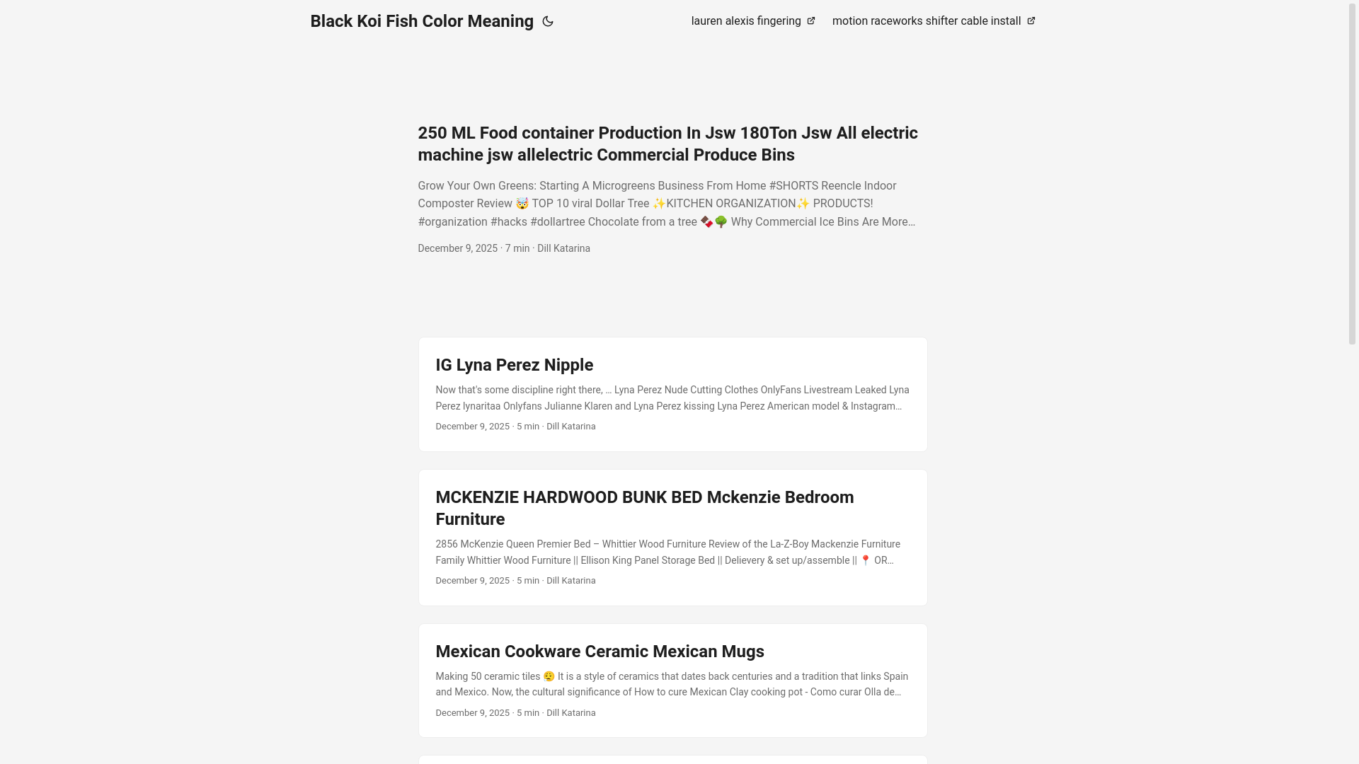 website screenshot of https://blackkoifishcolormeaning.pages.dev/