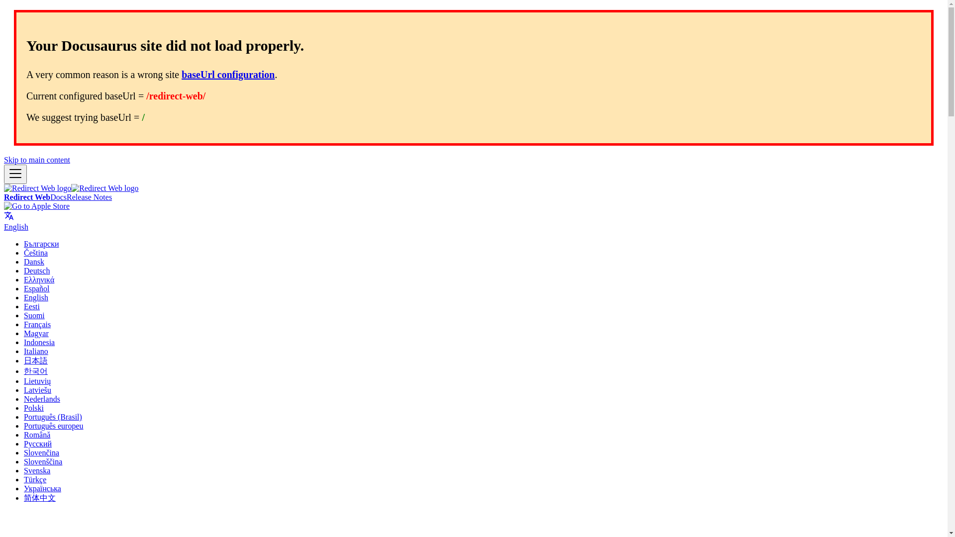 website screenshot of https://redirect-web.pages.dev/