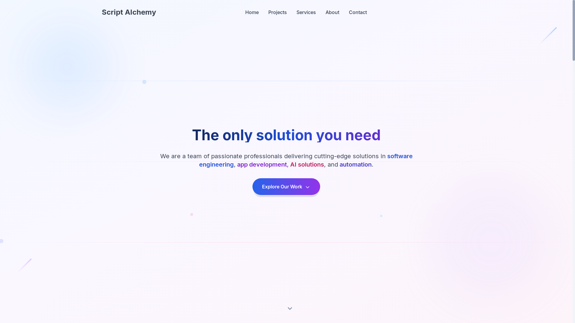 website screenshot of https://scriptalchemy.id/
