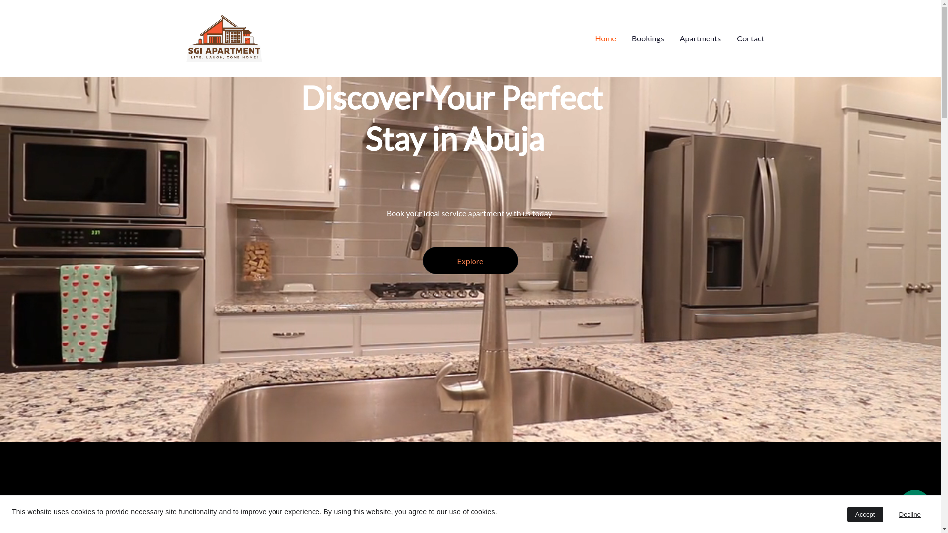 website screenshot of https://sgiapartments.com/