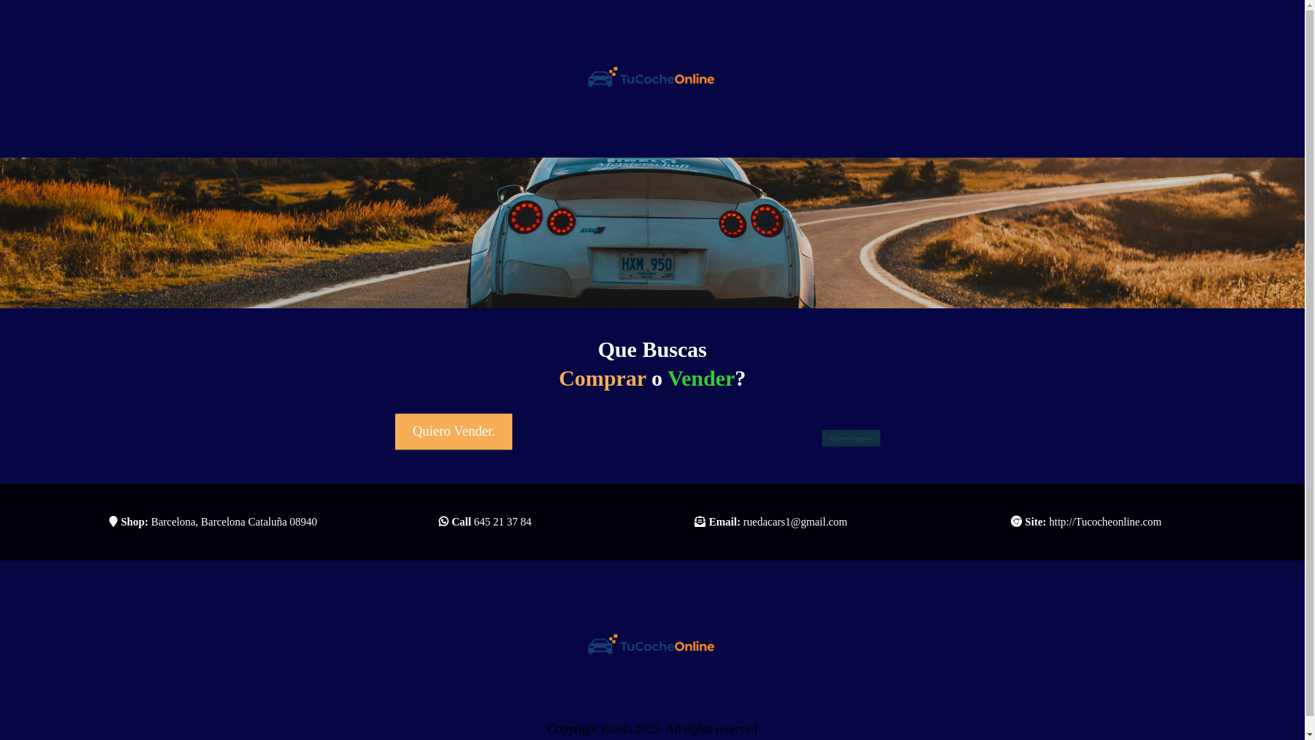 website screenshot of https://tucochenlinea.com/