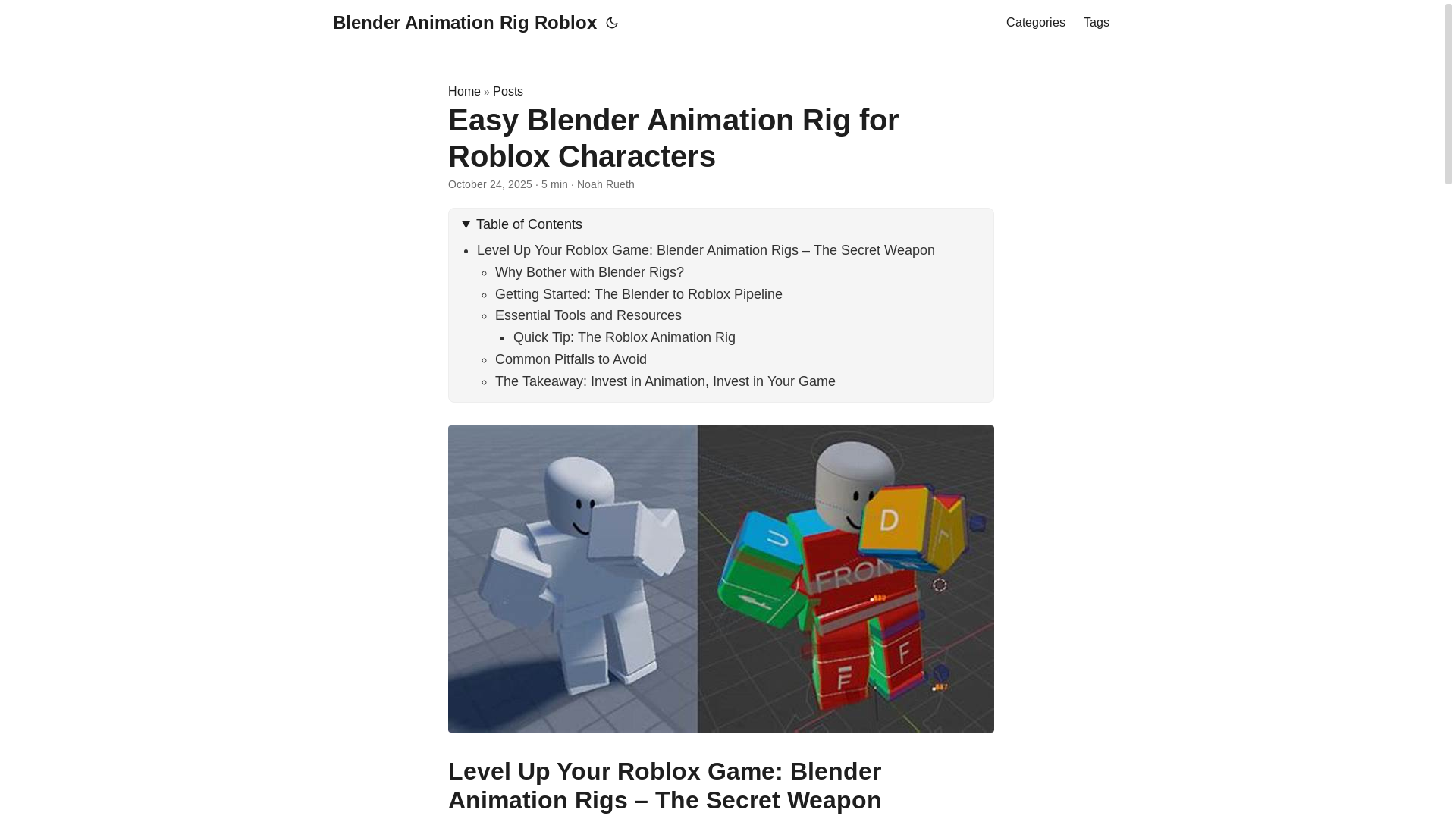 website screenshot of https://blender-animation-rig-roblox.pages.dev/