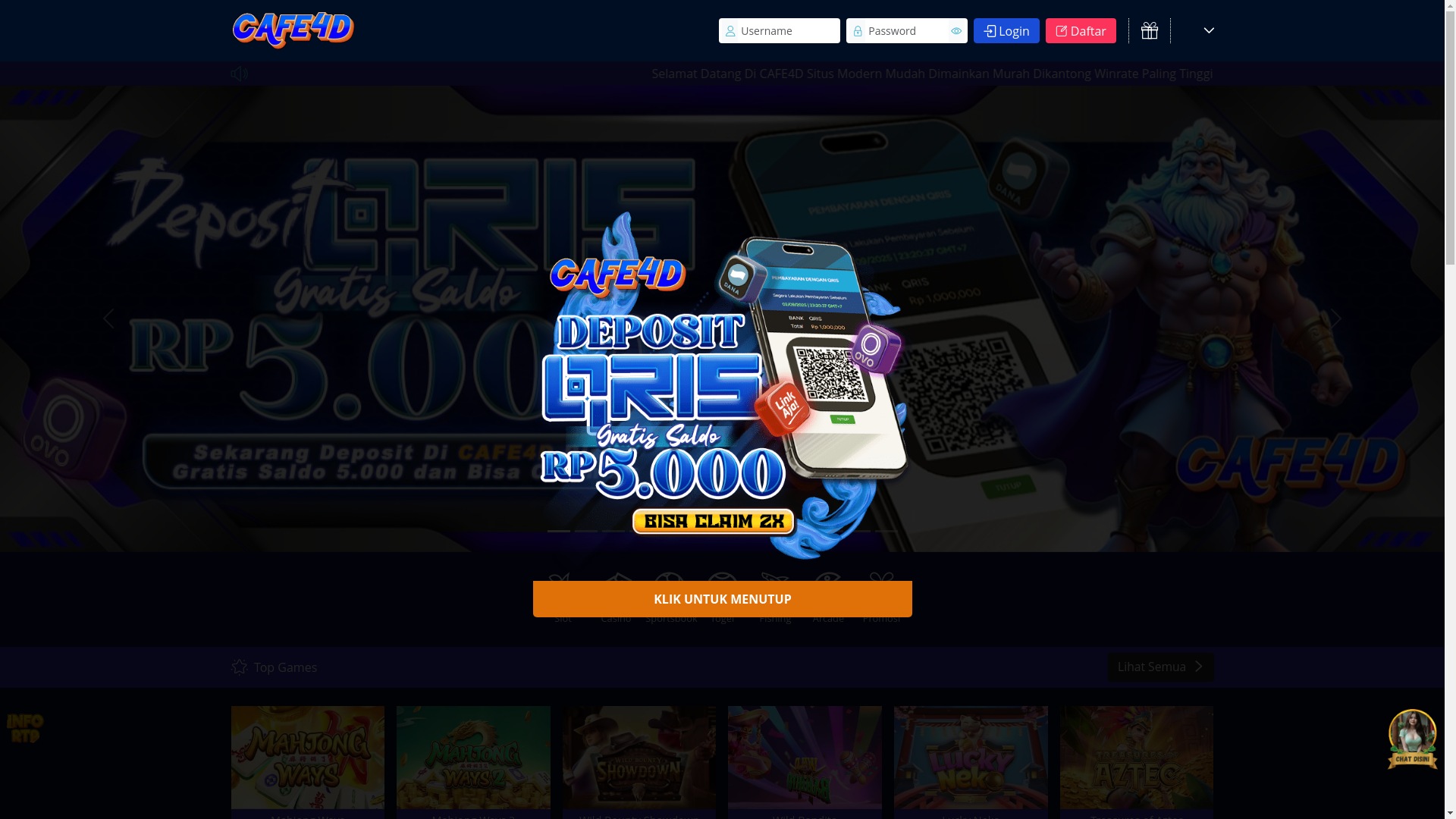 website screenshot of https://cafe4da1.com/