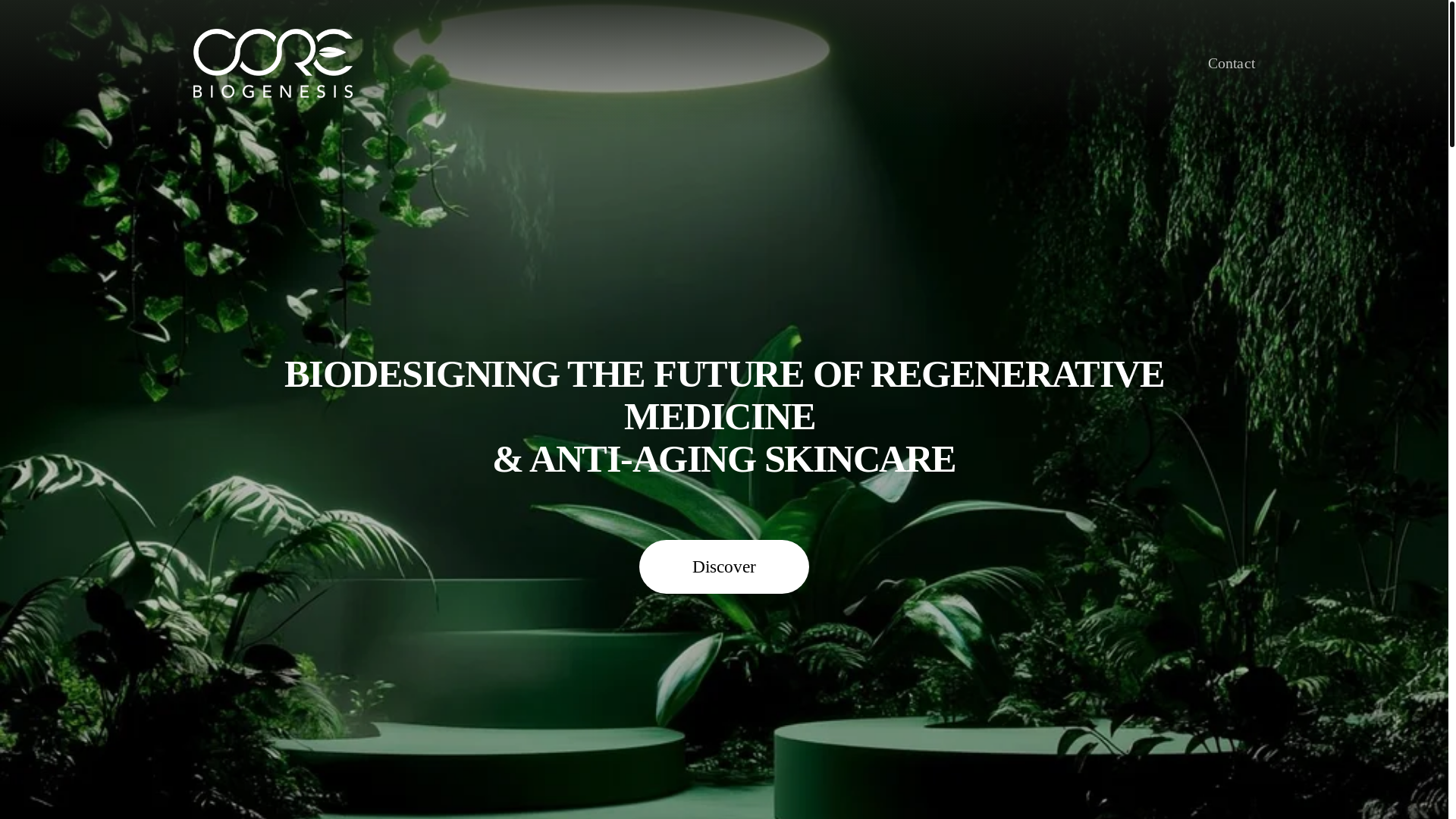 website screenshot of https://corebiogenesisefficiency.com/