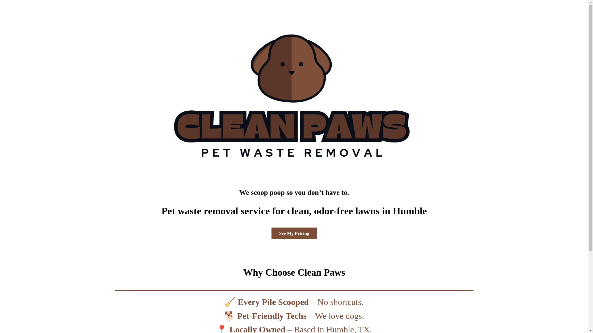 website screenshot of https://cleanpaws.my/