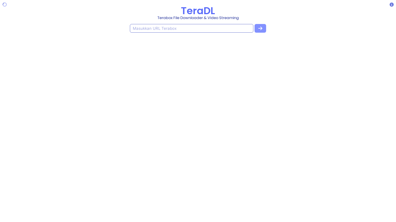 website screenshot of https://www.teradl.jokopratama.my.id/