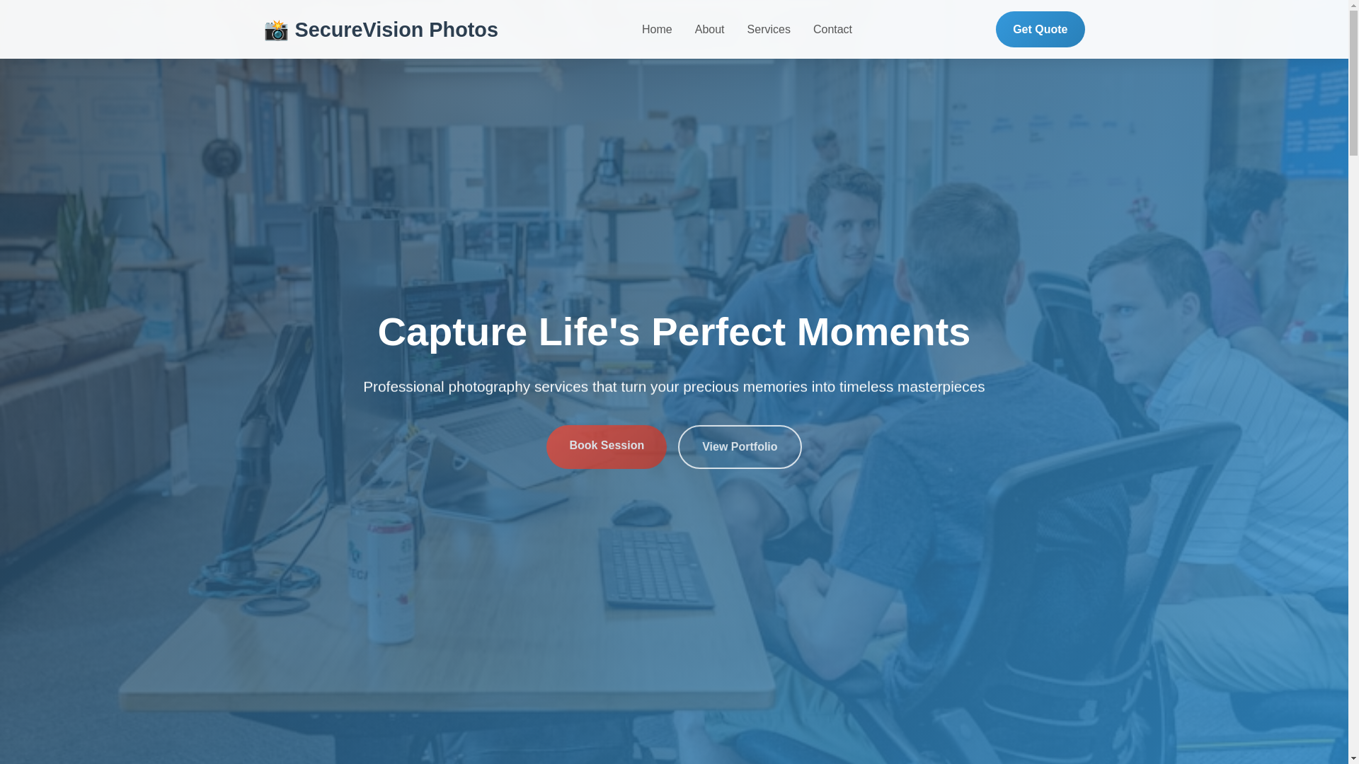 website screenshot of https://securevisionphotos.qpon/