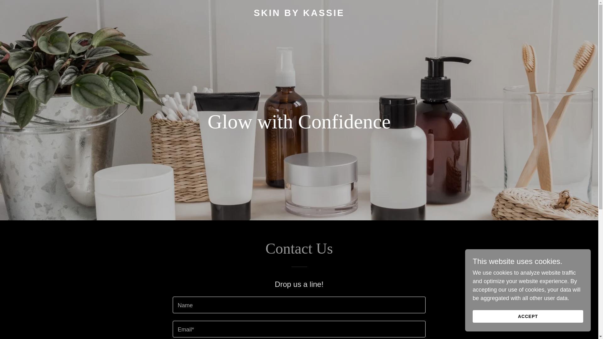 website screenshot of https://skinbykassieb.com/