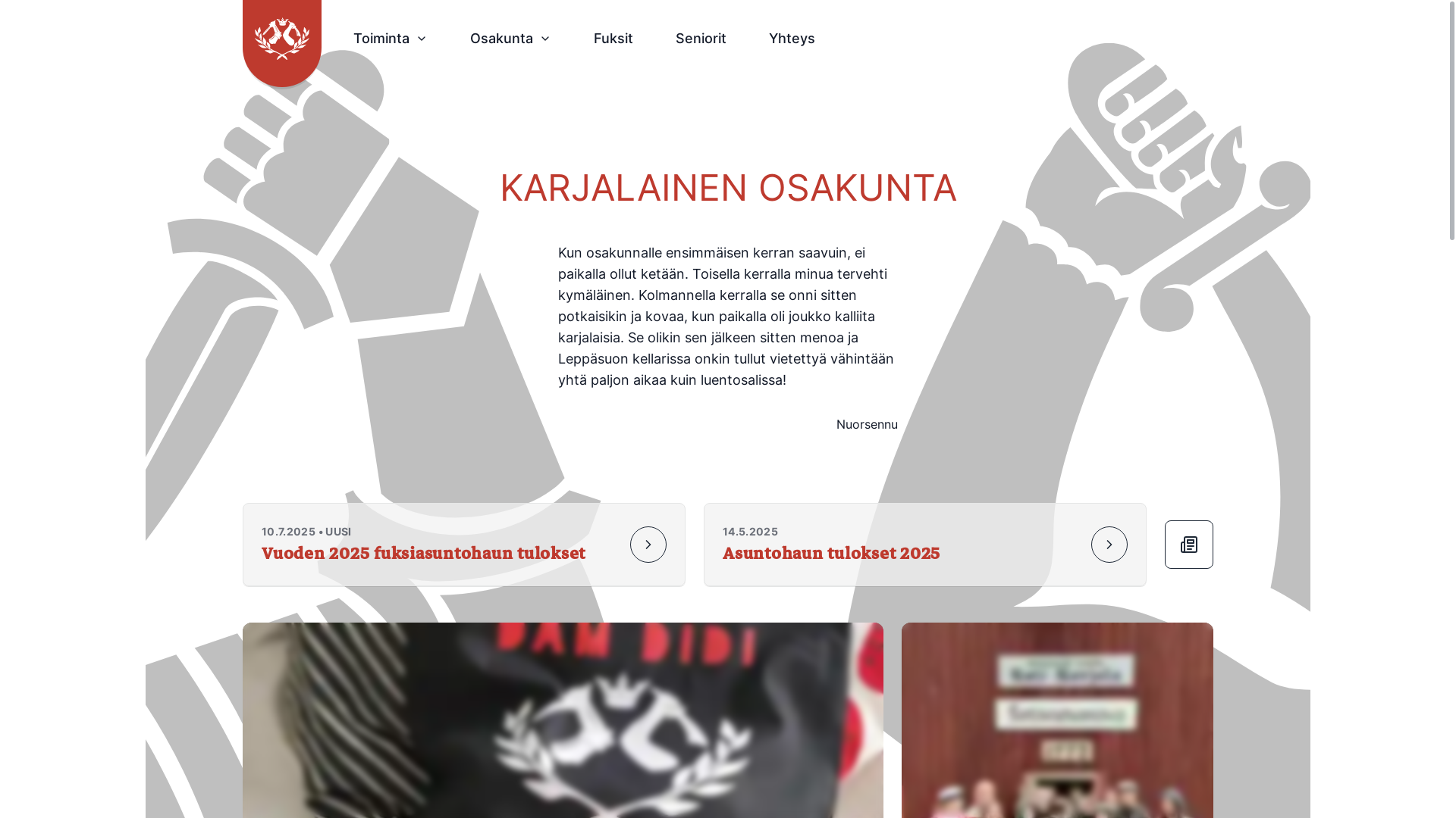 website screenshot of https://karjalainenosakunta-fi.pages.dev/