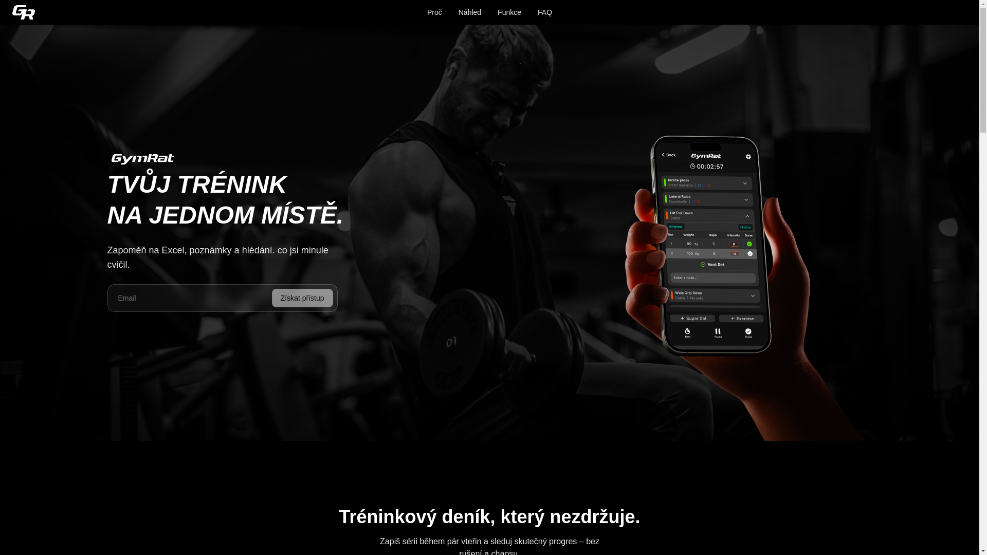 website screenshot of https://gymrat-web.pages.dev/