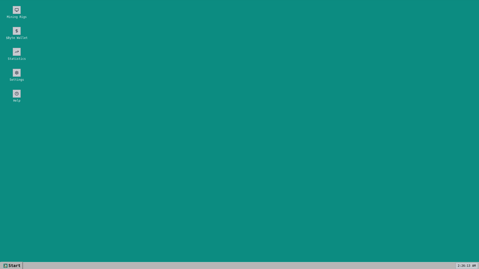 website screenshot of https://minibyte.network/