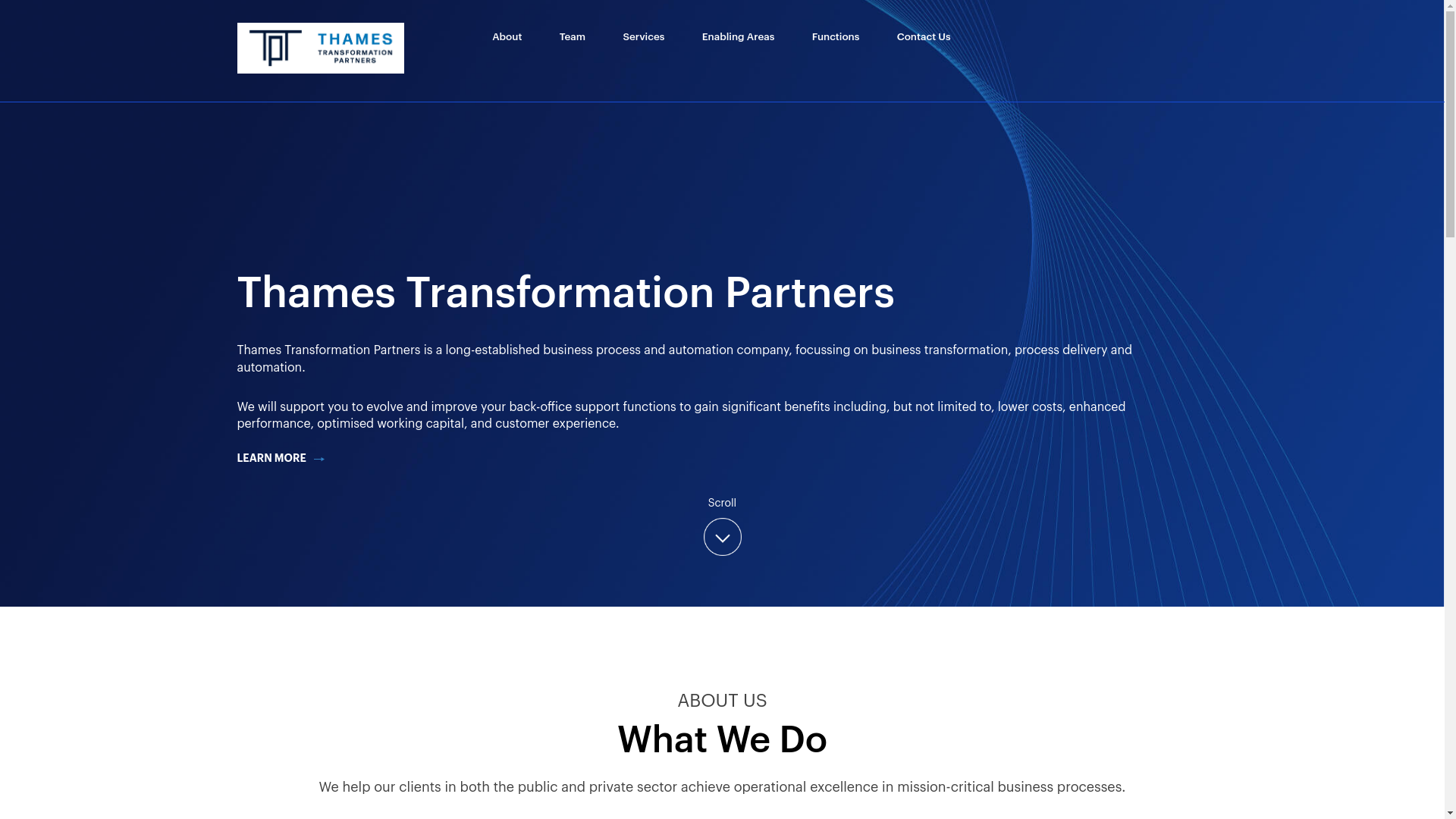 website screenshot of https://workthamestransformation.com/