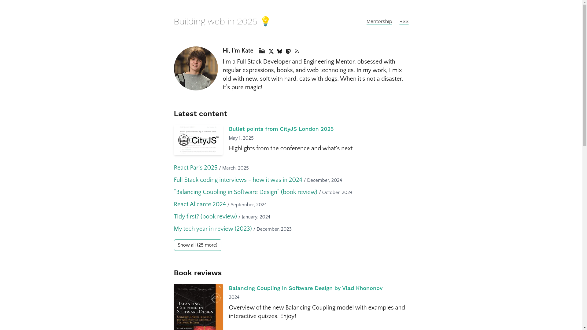 website screenshot of https://kalabro-blog.pages.dev/