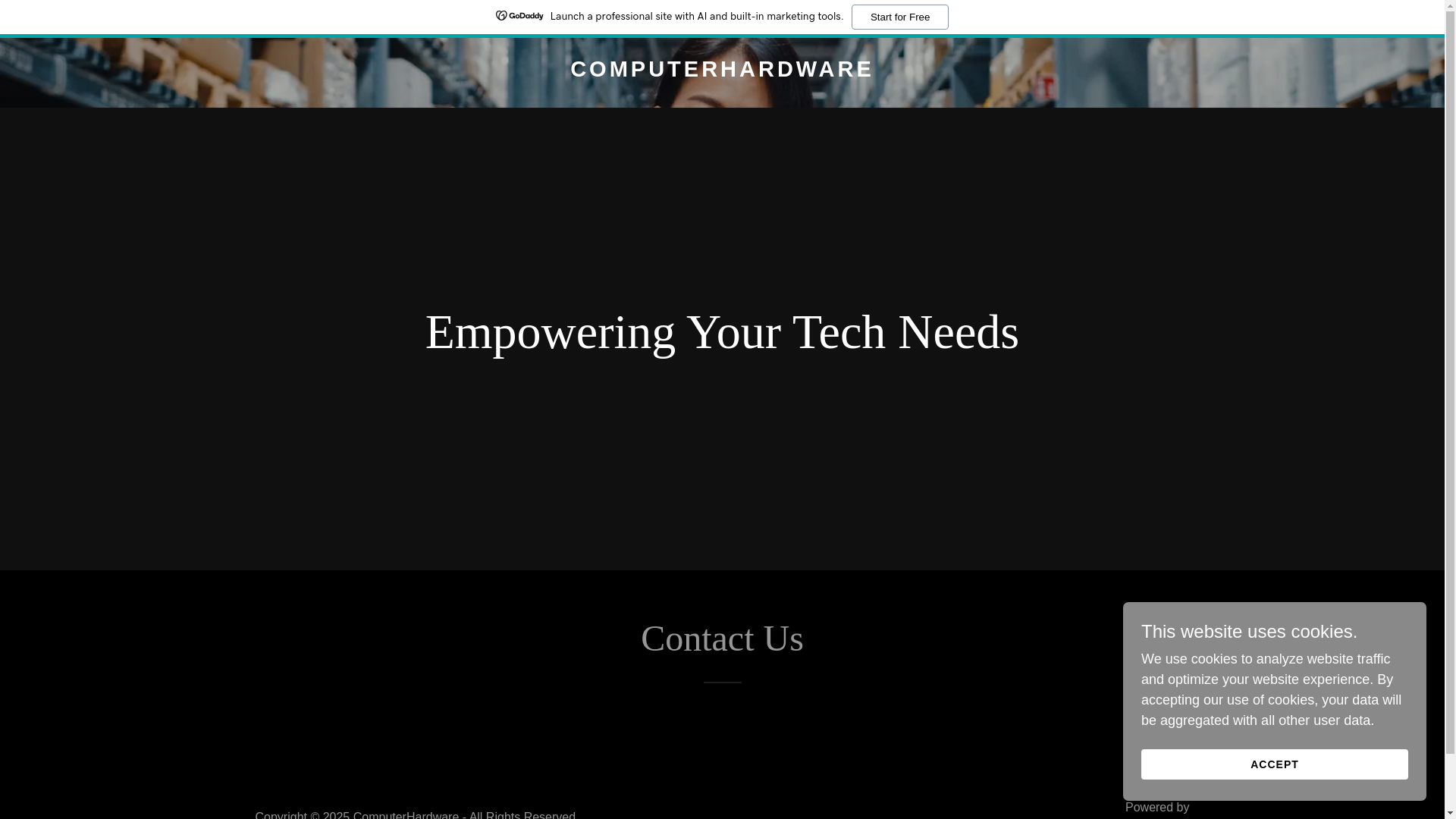 website screenshot of https://prhardware.shop/