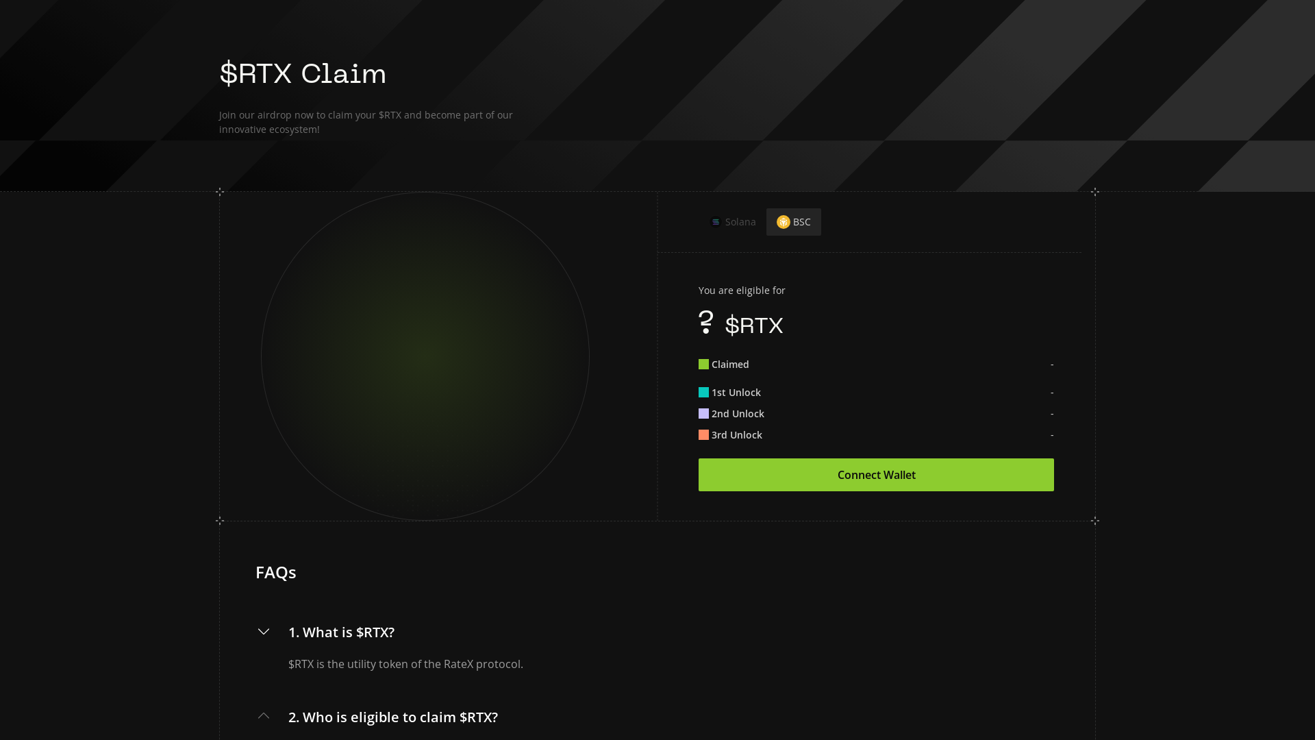 website screenshot of https://claim-ratex.org/