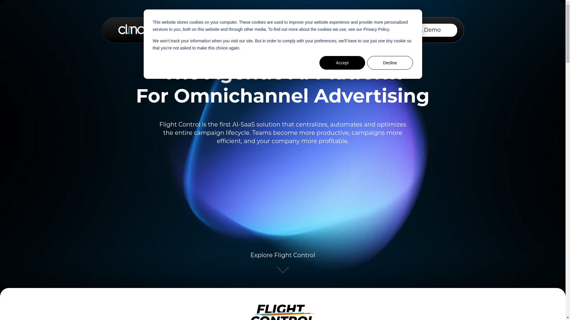 website screenshot of https://clinch.co