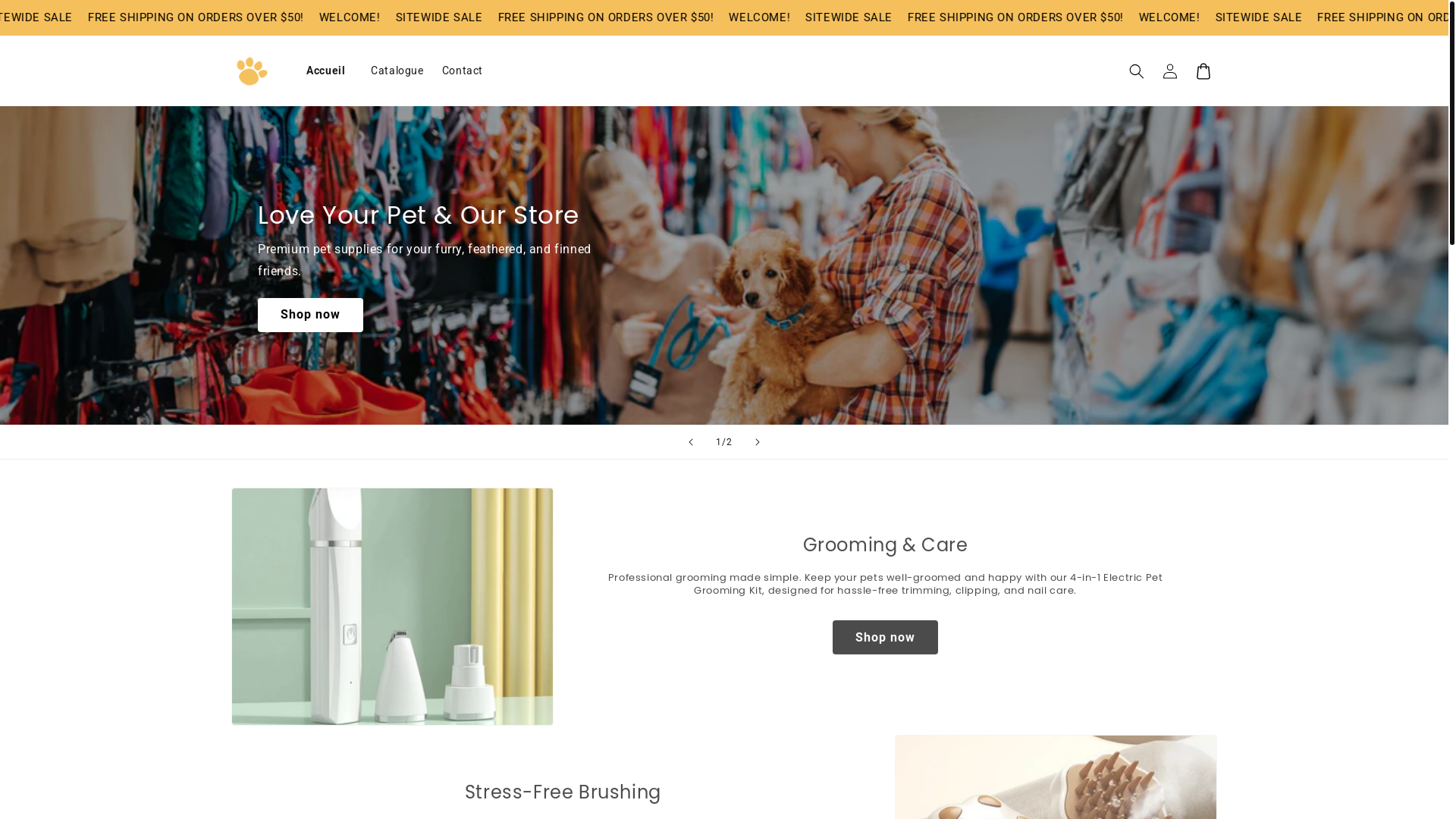 website screenshot of https://wooffyco.com/