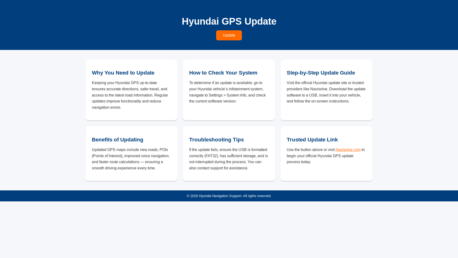 website screenshot of https://hyundai-gps-update.pages.dev/