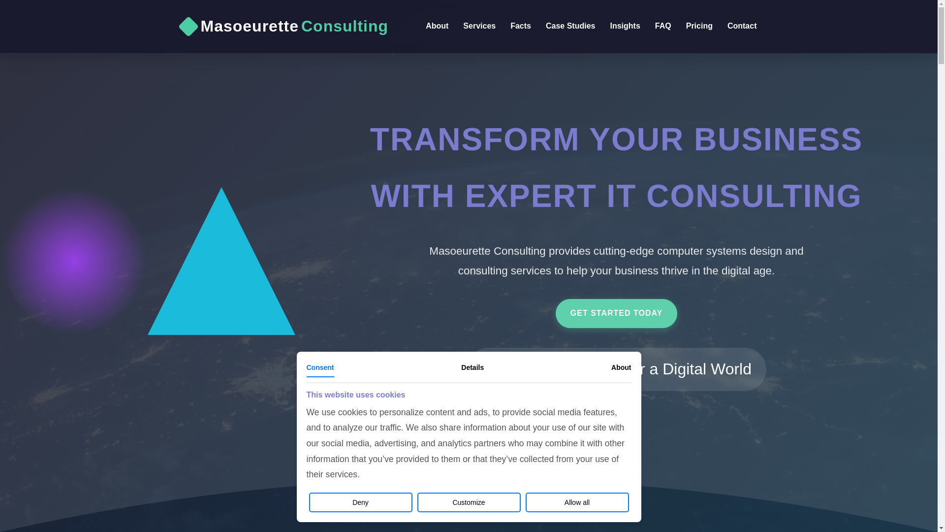 website screenshot of https://masoeuretteconsulting.pages.dev/