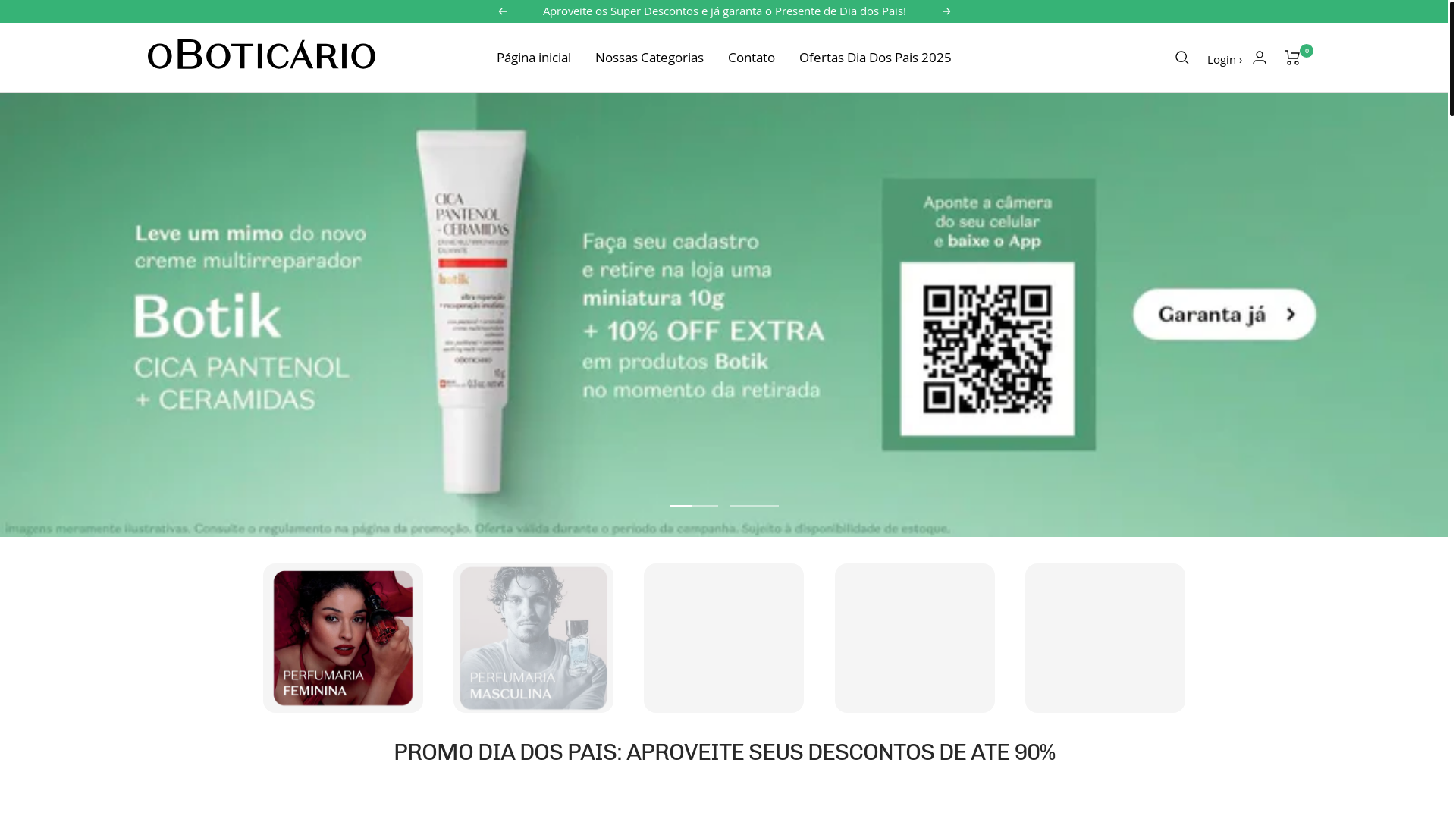 website screenshot of https://sualojaoboticari.shop/