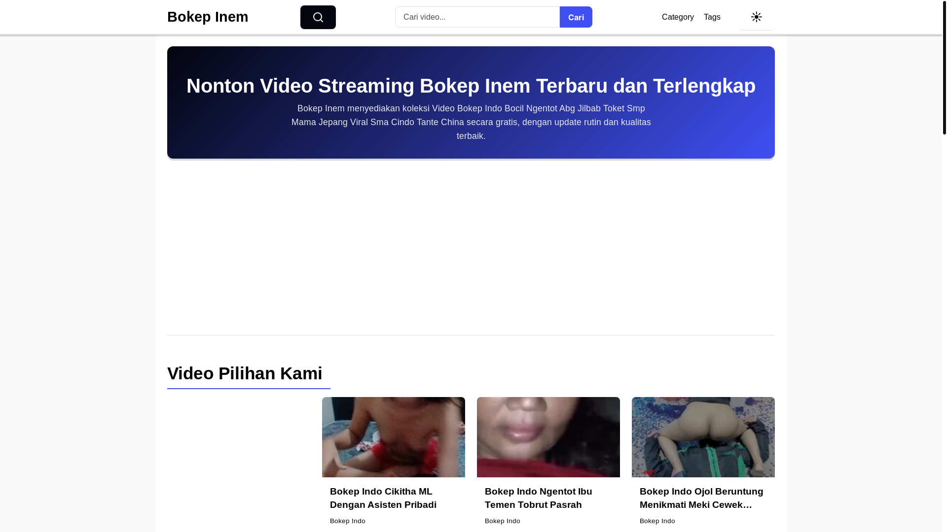 website screenshot of https://bokepinem.pages.dev/