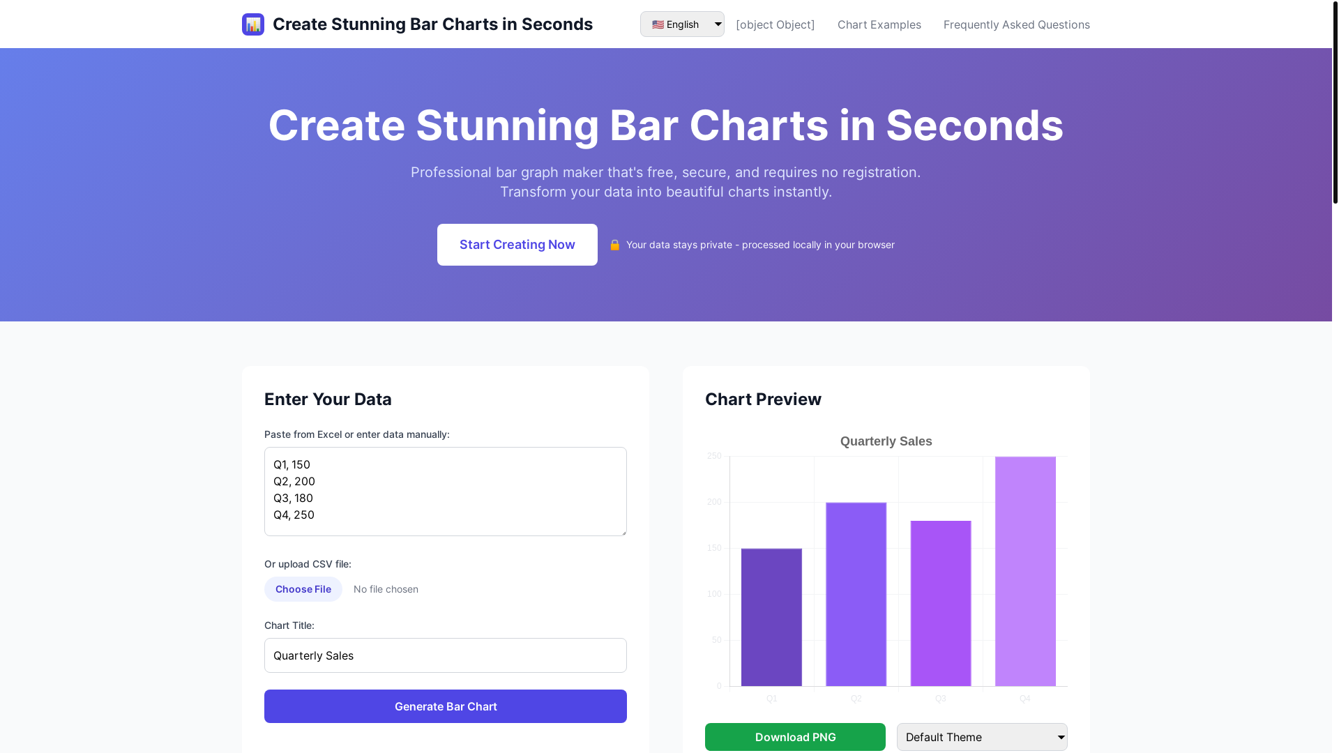 website screenshot of https://bargraphmaker.pages.dev/
