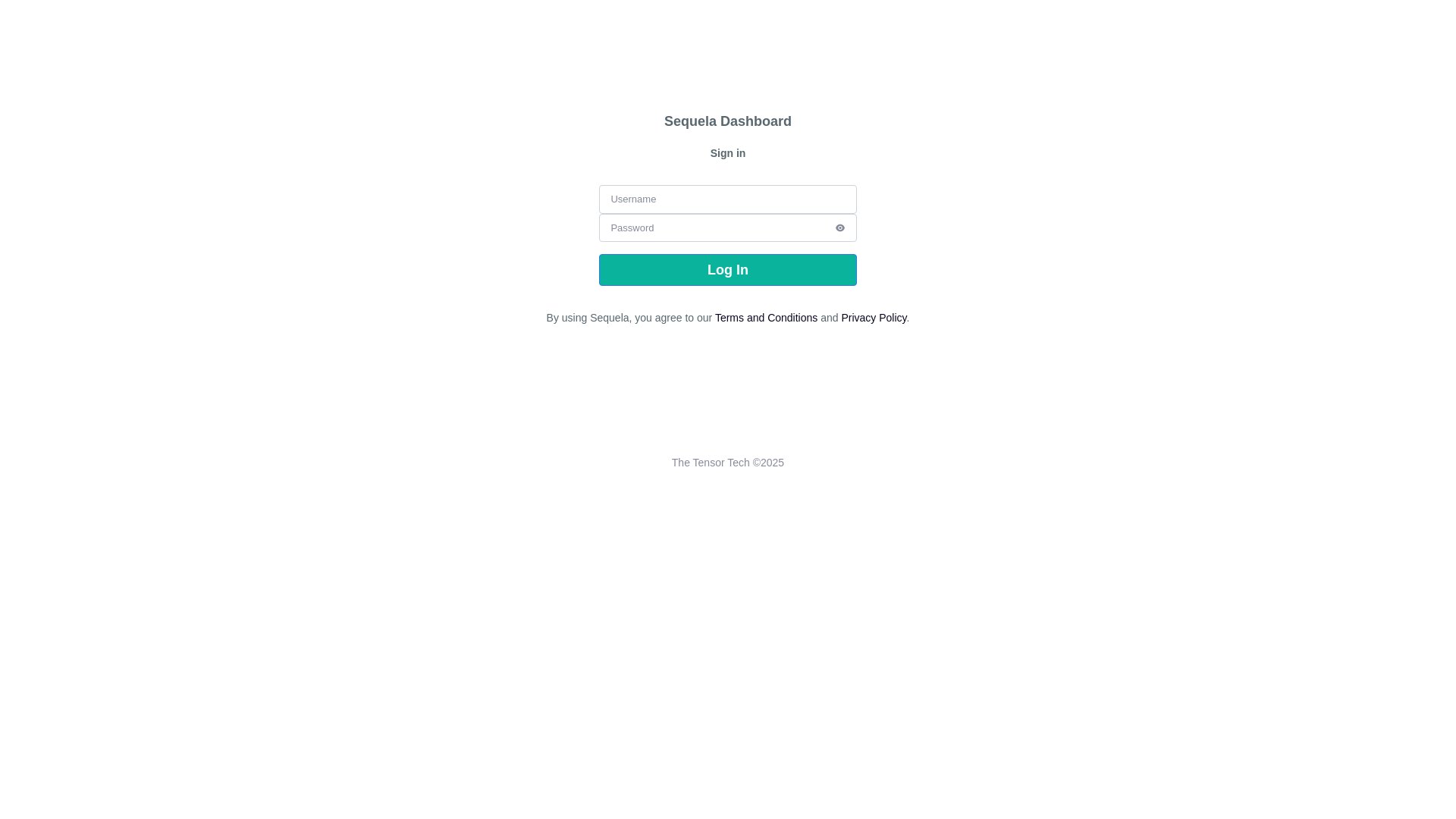 website screenshot of https://sequela-dashboard-static.pages.dev/