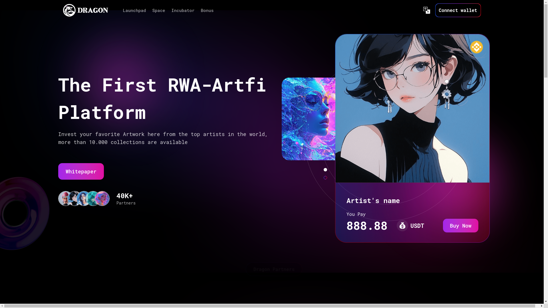 website screenshot of https://dragon-main.pages.dev/