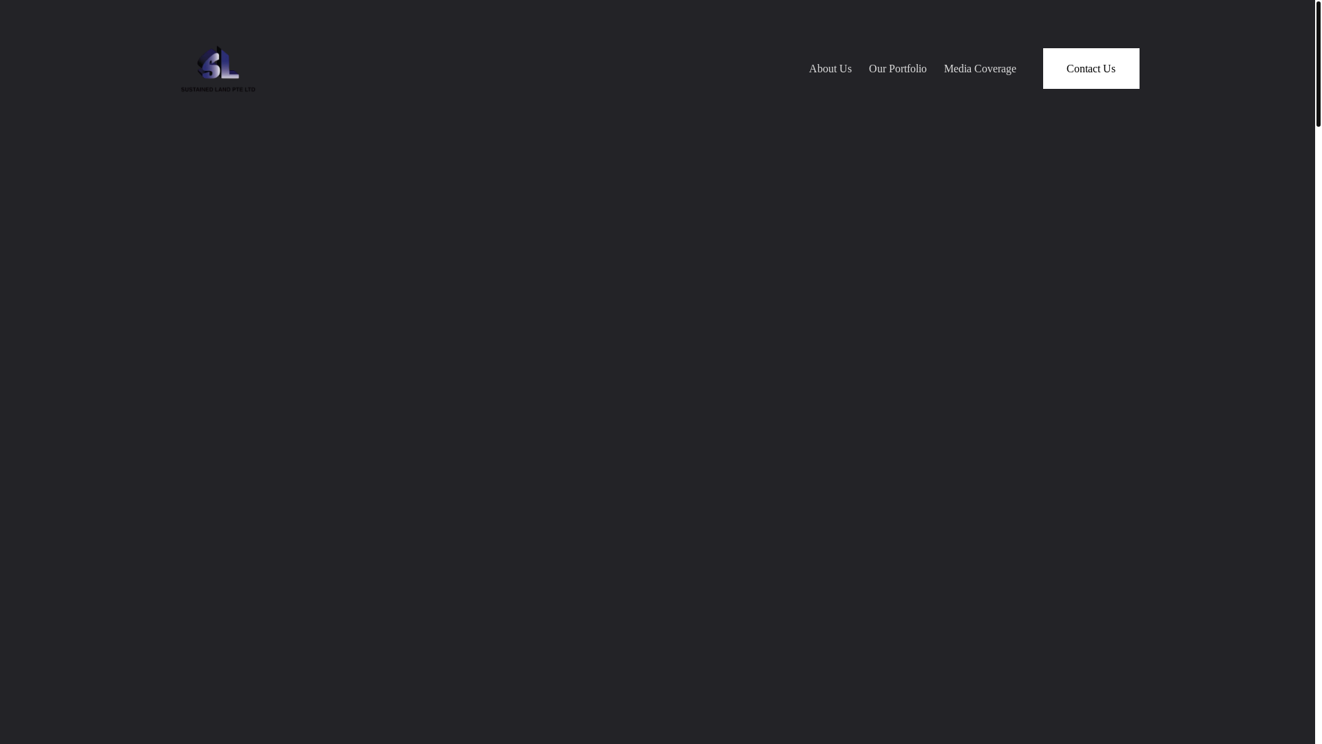 website screenshot of https://sustainedland.com/
