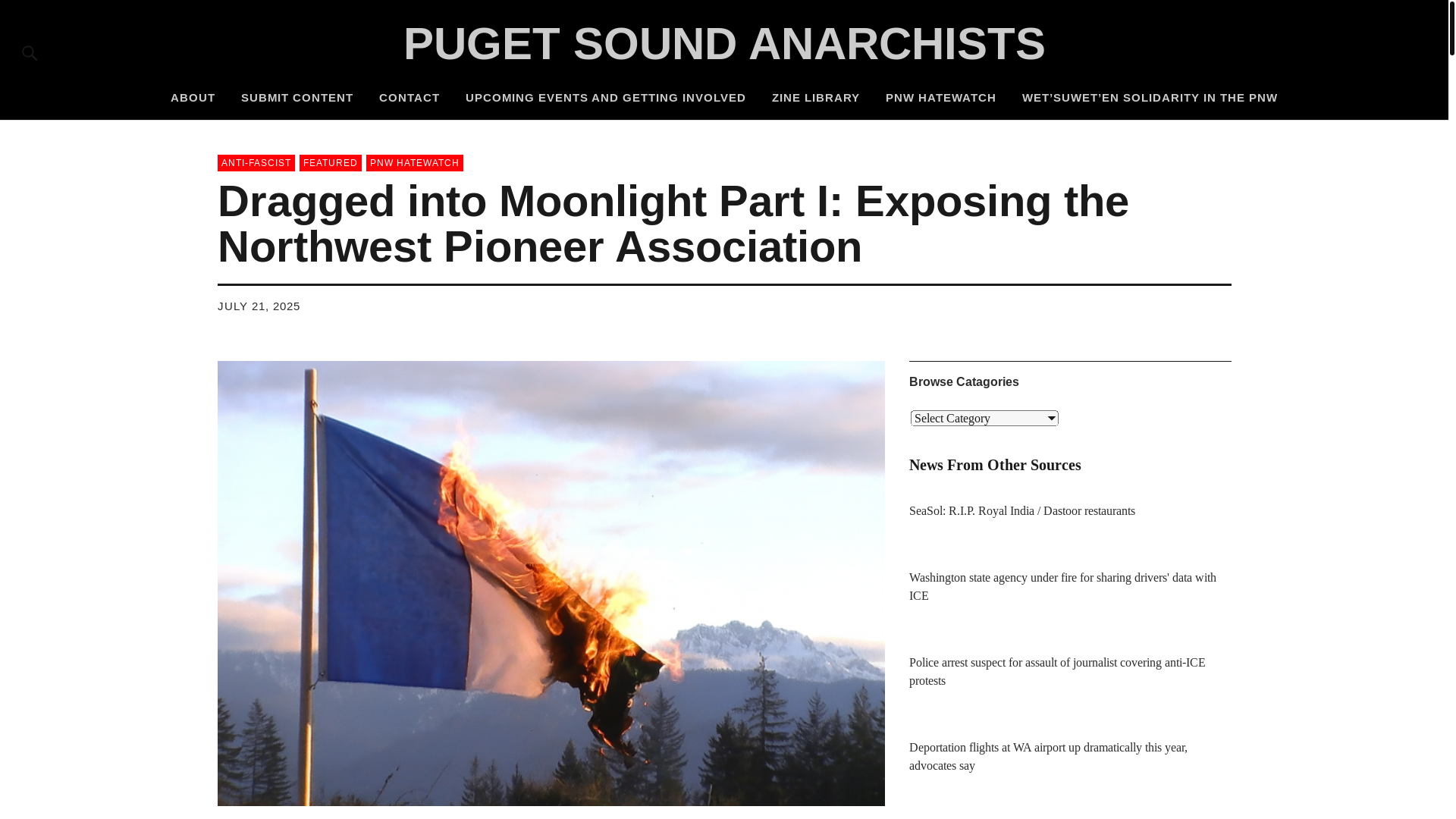 website screenshot of https://pugetsoundanarchists.org/dragged-into-moonlight-part-i/