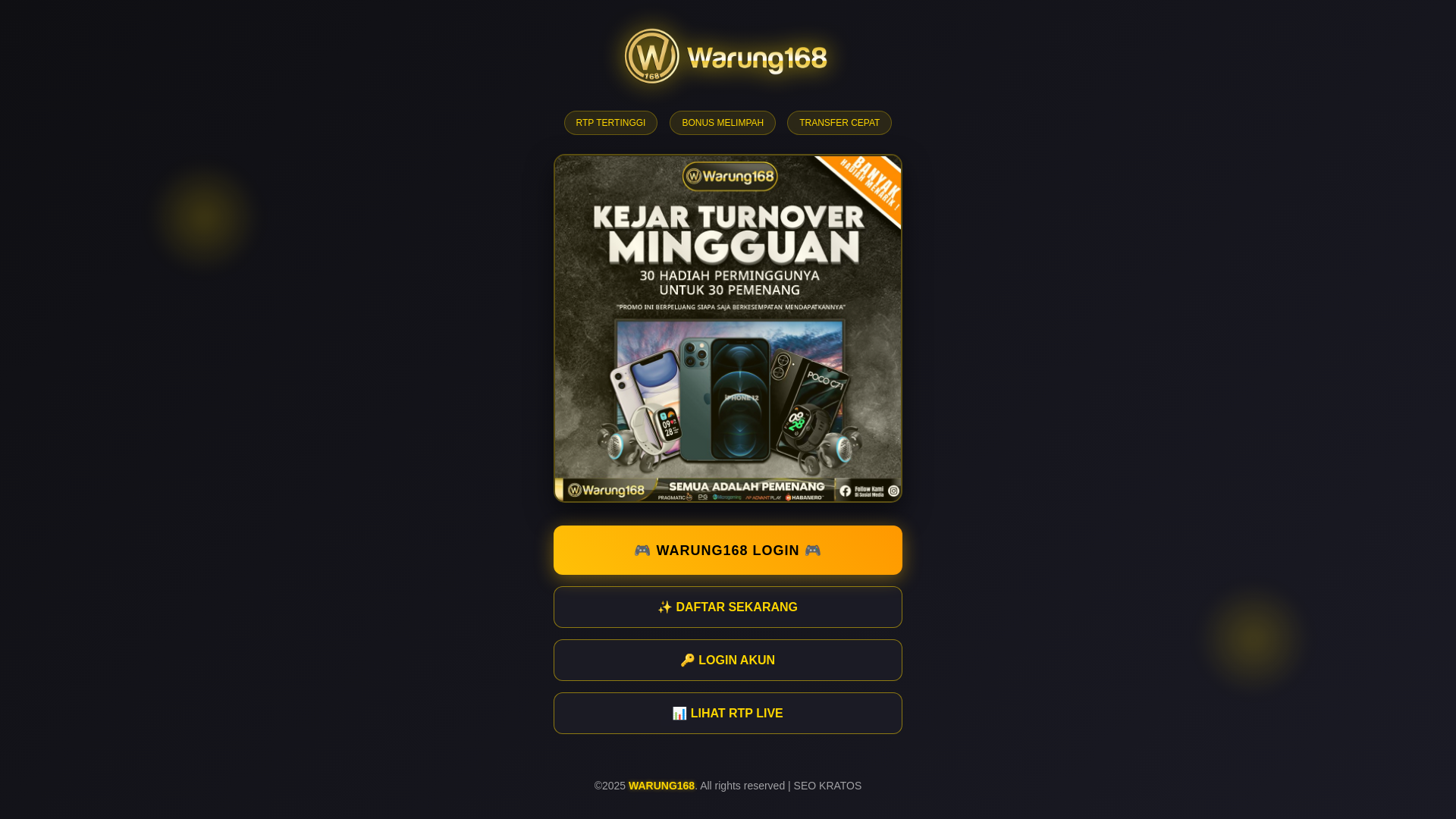 website screenshot of https://warung168-3.pages.dev/