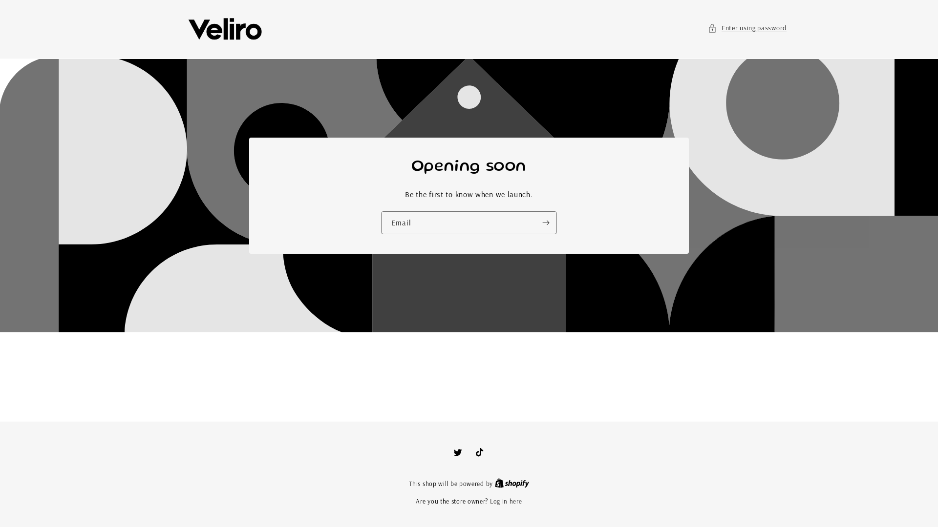 website screenshot of https://tryveliro.com/