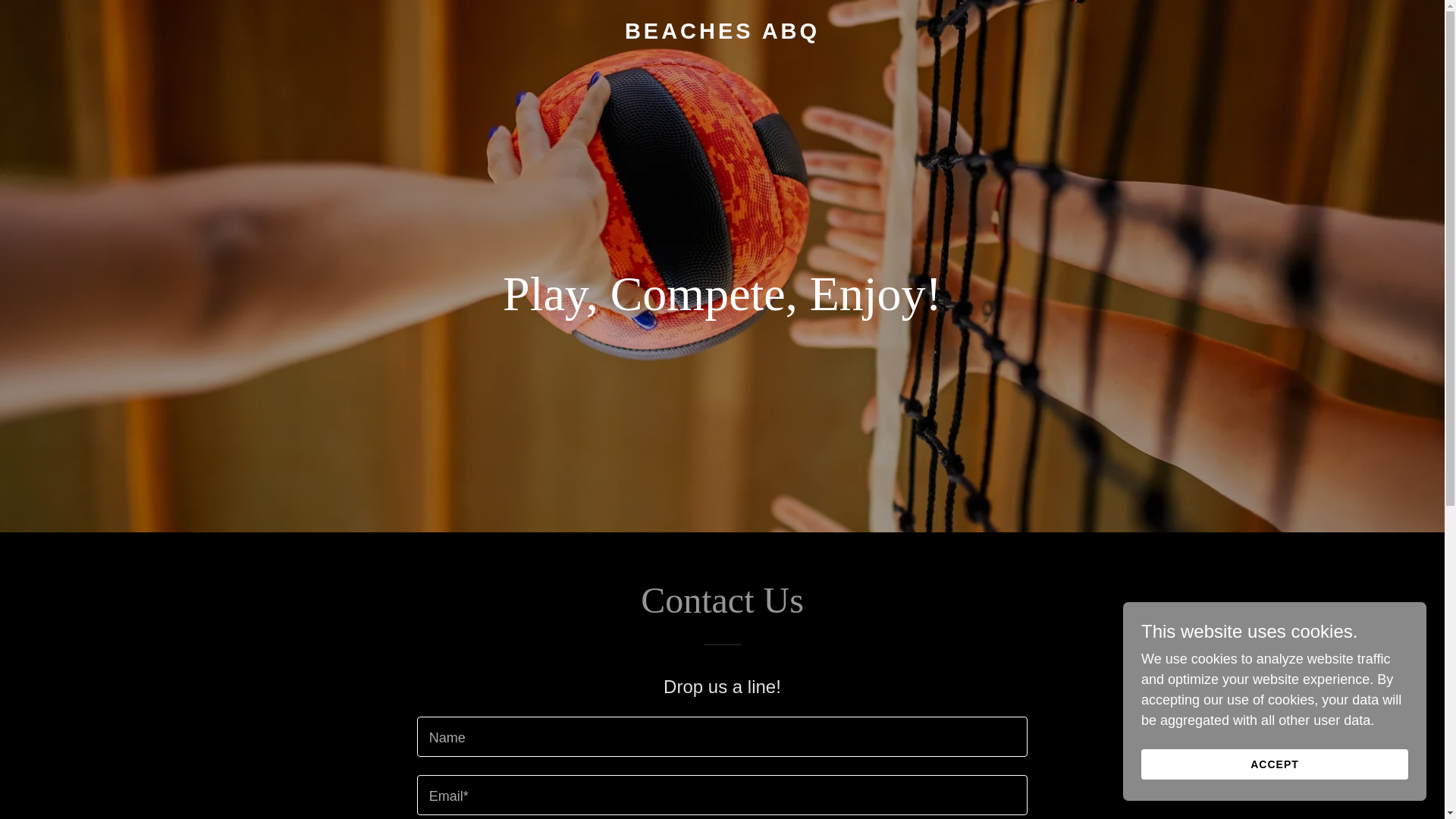 website screenshot of https://beachesabq.com/