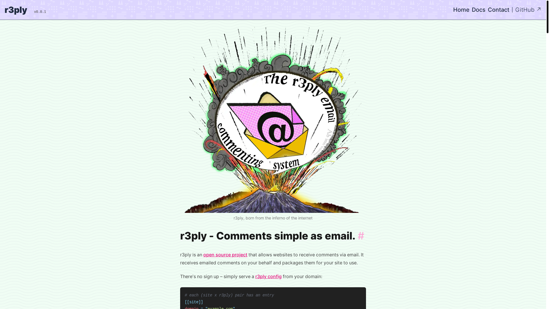 website screenshot of https://r3ply-site.pages.dev/