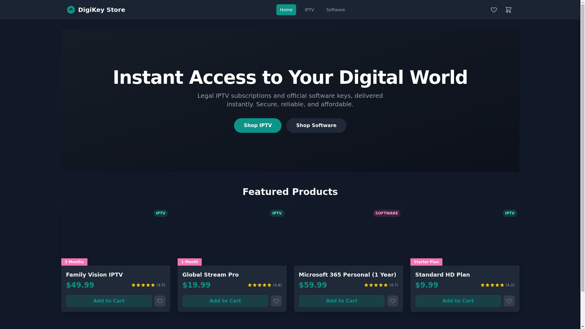 website screenshot of https://astrostore-2xg.pages.dev/