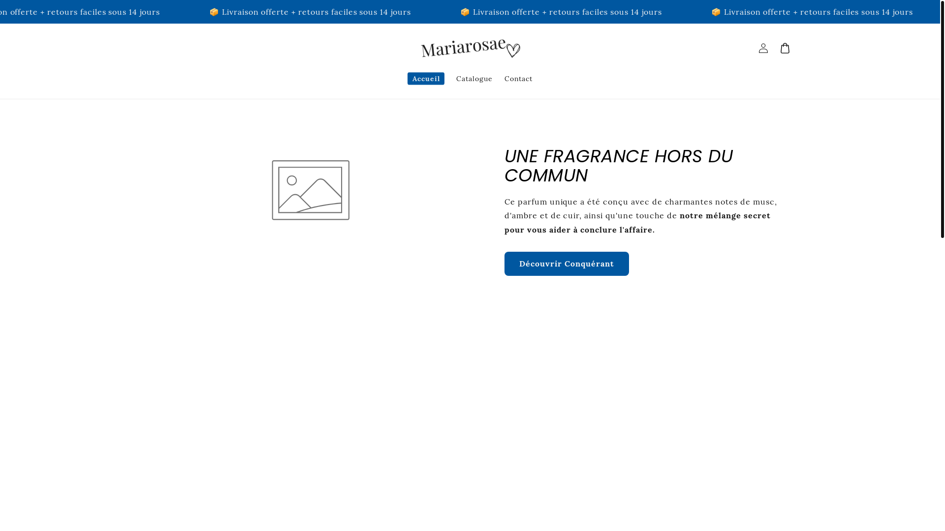 website screenshot of https://mariarosae.com/