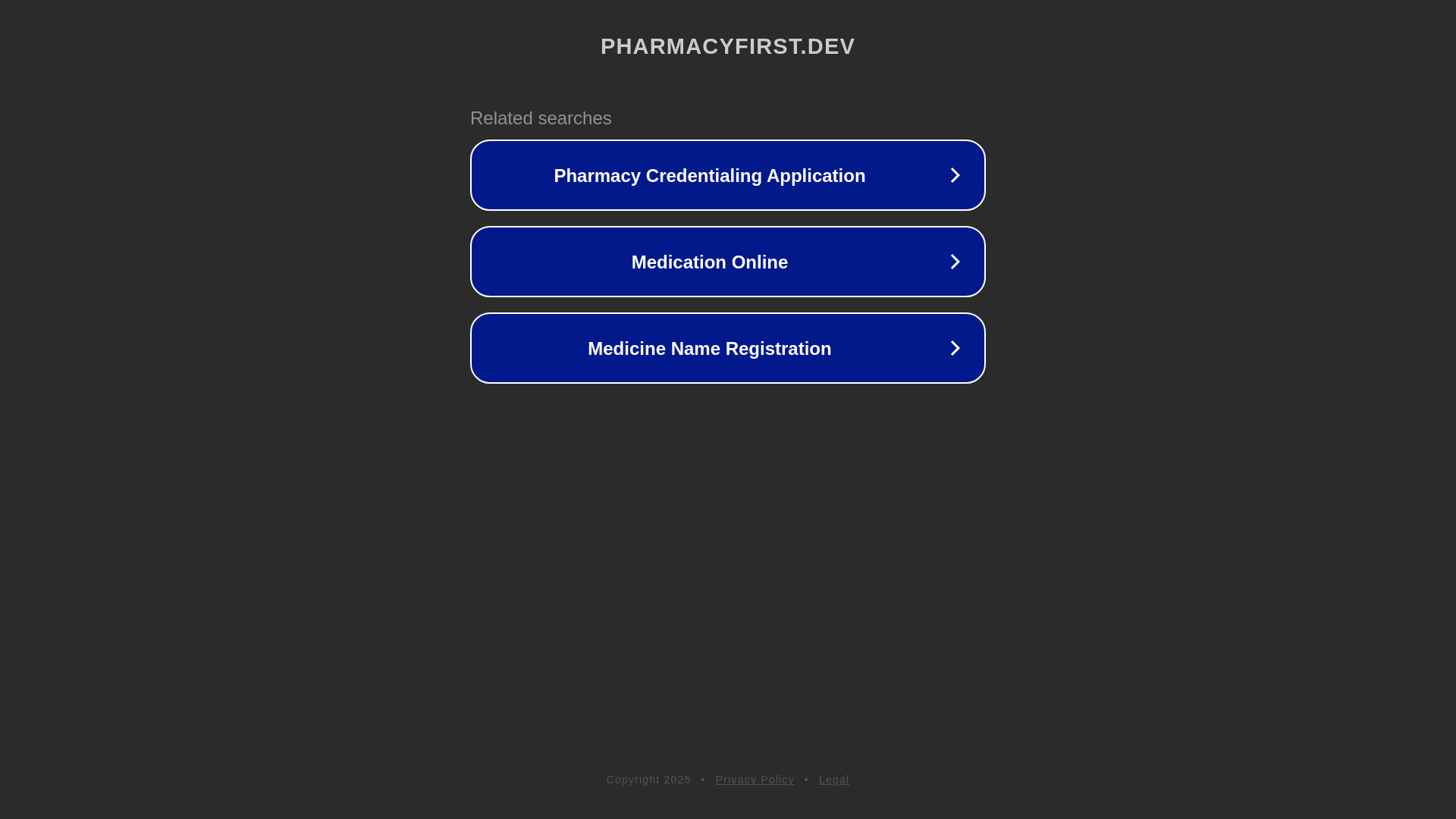 website screenshot of https://pharmacyfirst.dev/