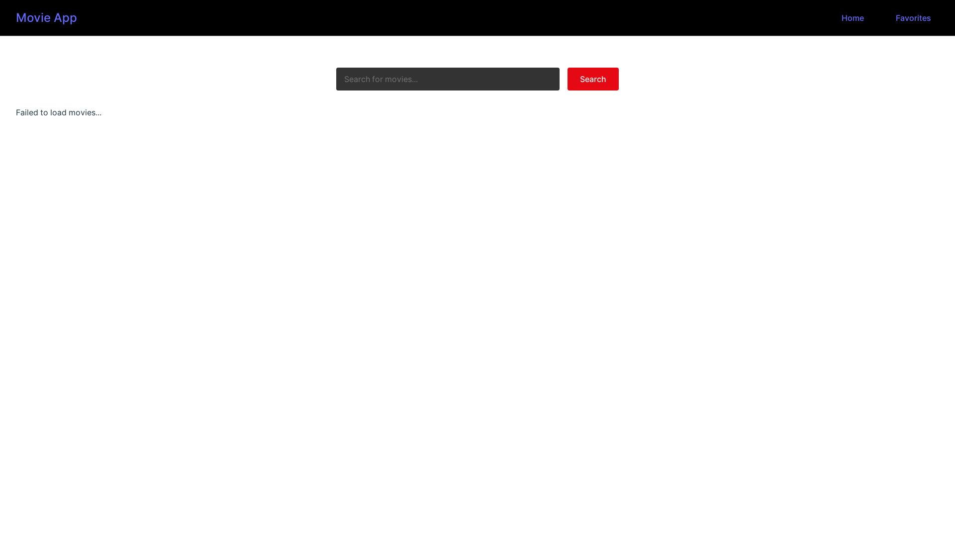 website screenshot of https://react-movies-app.pages.dev/